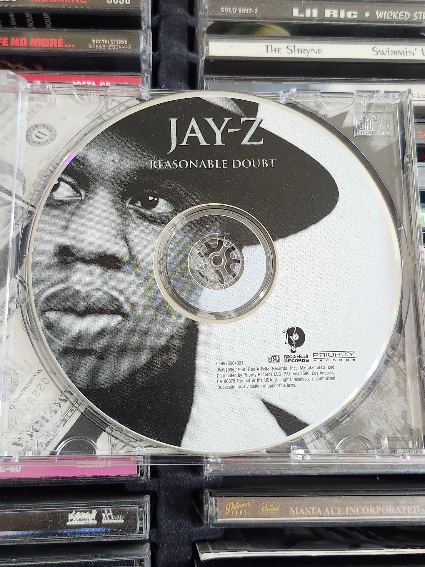 Jay-Z Reasonable Doubt CD