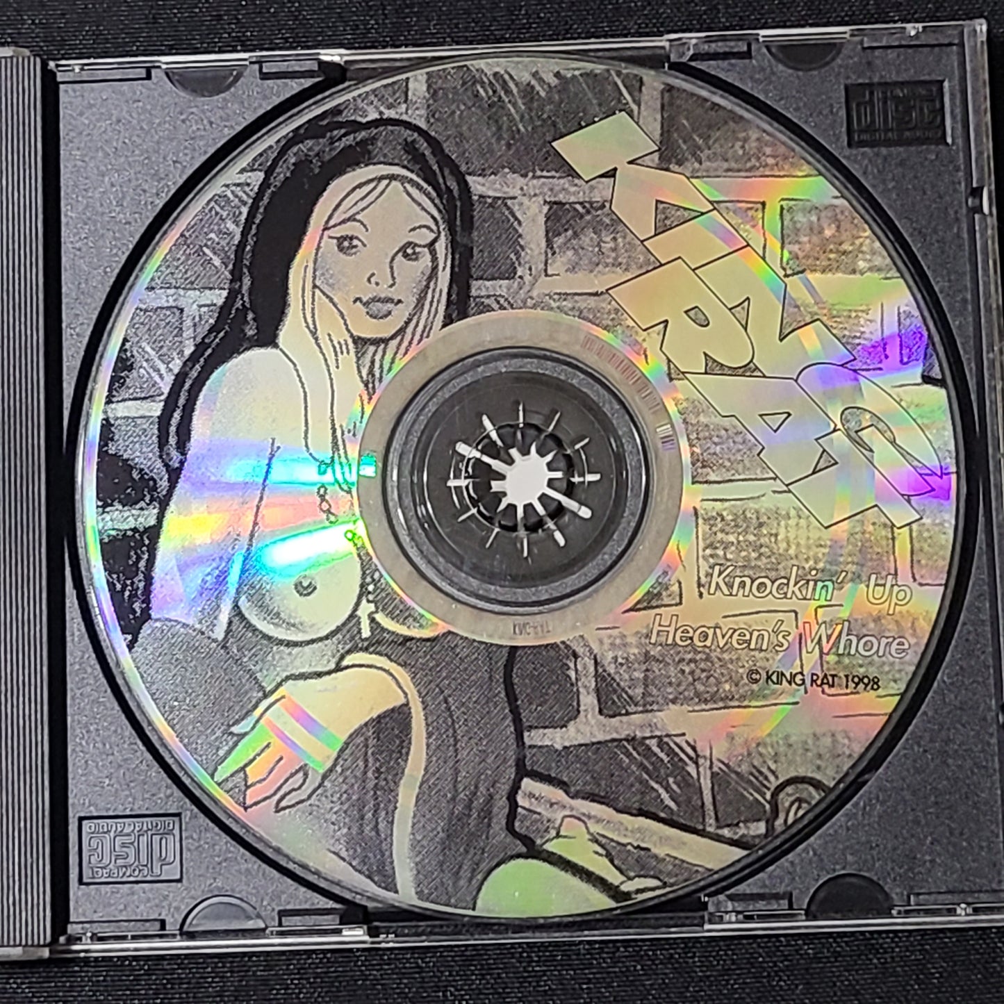 King Rat Knockin' Up Heavens Door CD HTF Rare OOP Rock