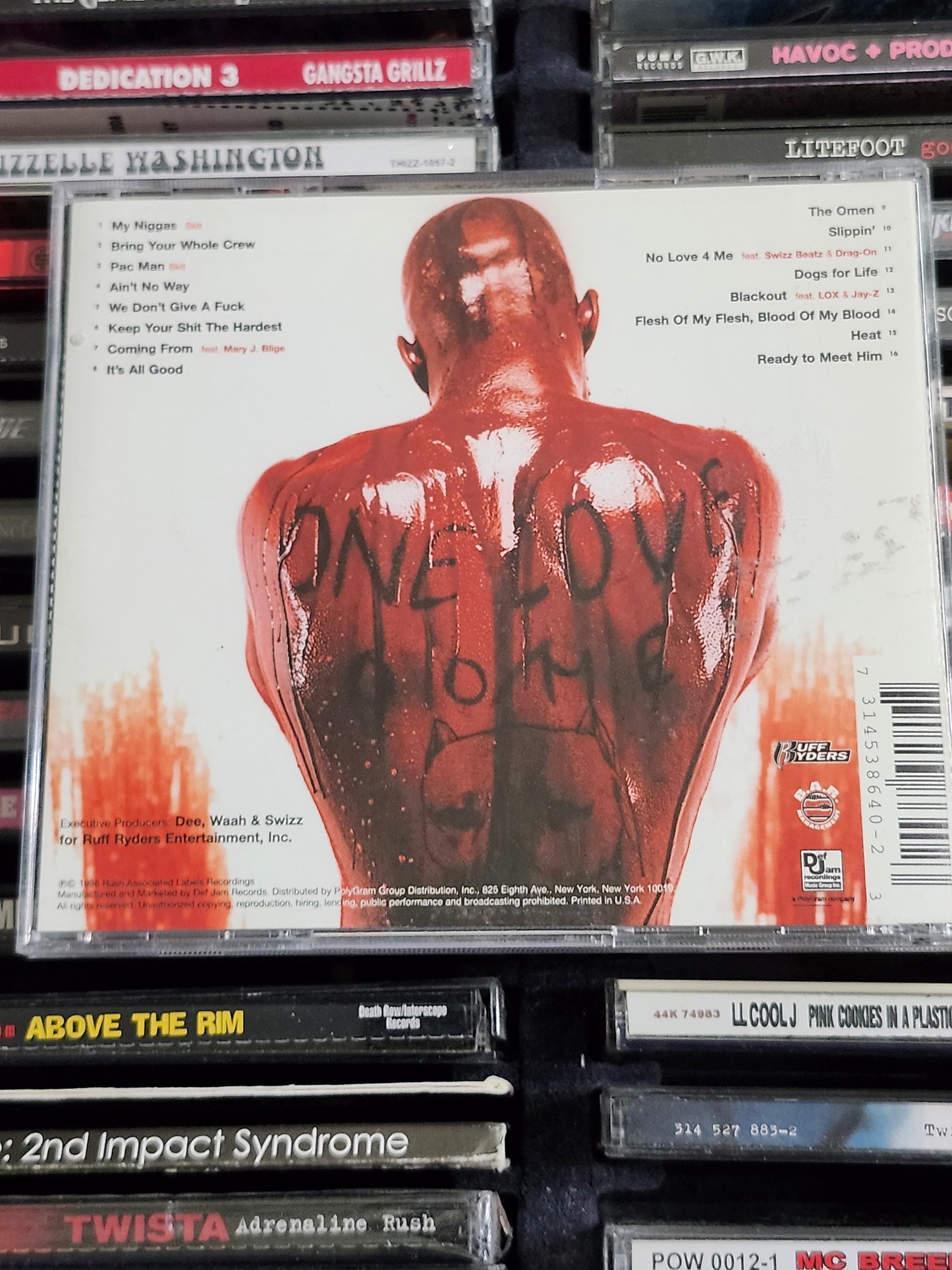 DMX Flesh Of My Flesh Blood Of My Blood CD Hip-Hop Rap Ruff Ryders Lox