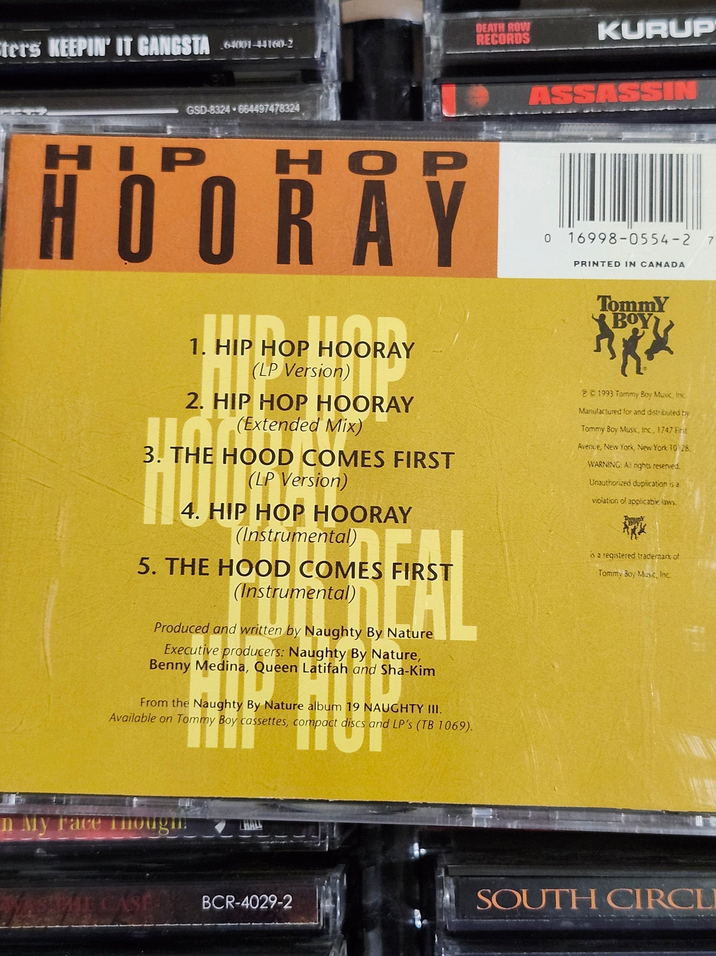 Naughty By Nature Hip Hop Hooray CD  Single