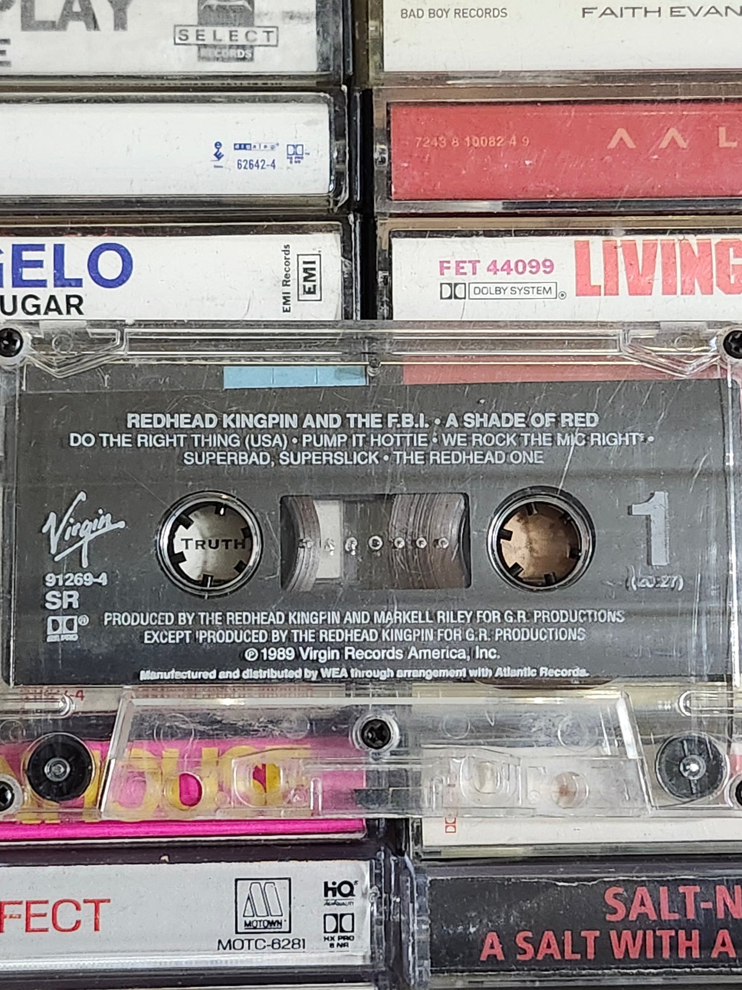 Redhead The Kingpin The F.B.I. A Shade Of Red Cassette Tape Hip-Hop Rap