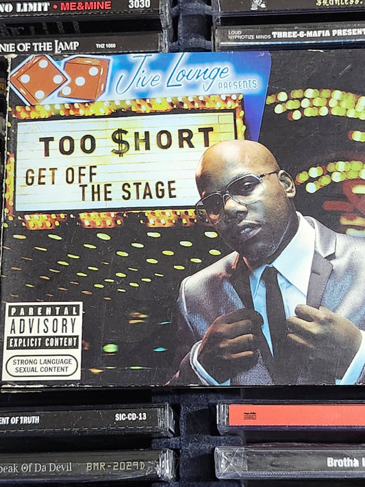 Too $hort - Get Off The Stage CD Short Bay Area