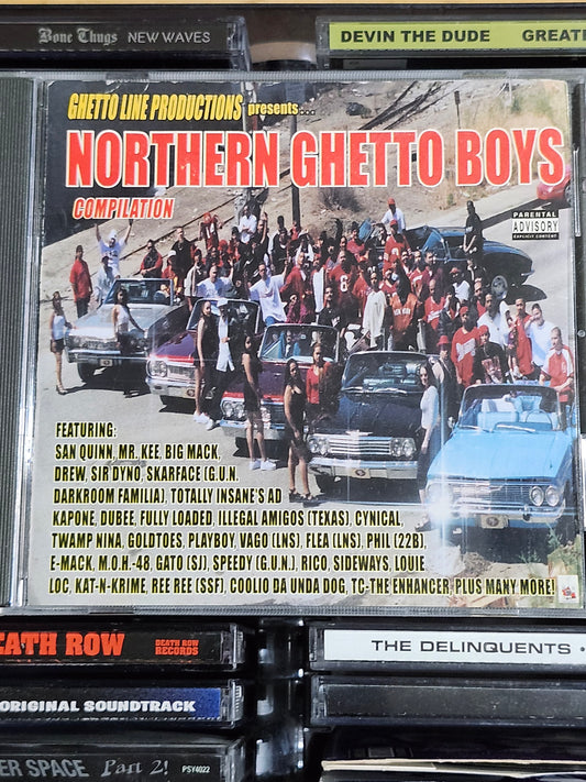 Northern Ghetto Boys CD San Quinn Totally Insane Darkroom Familia Rare HTF OOP