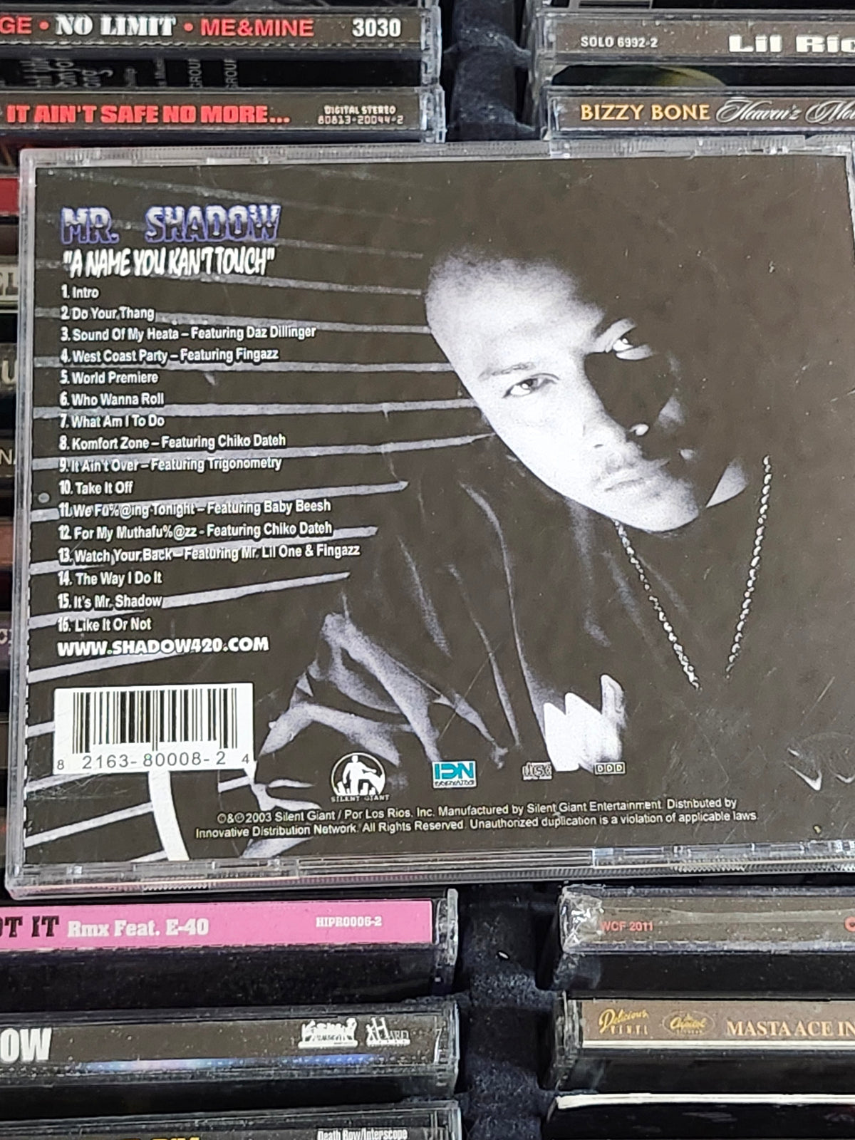 Mr Shadow A Name You Kant Touch CD Rare HTF OOP