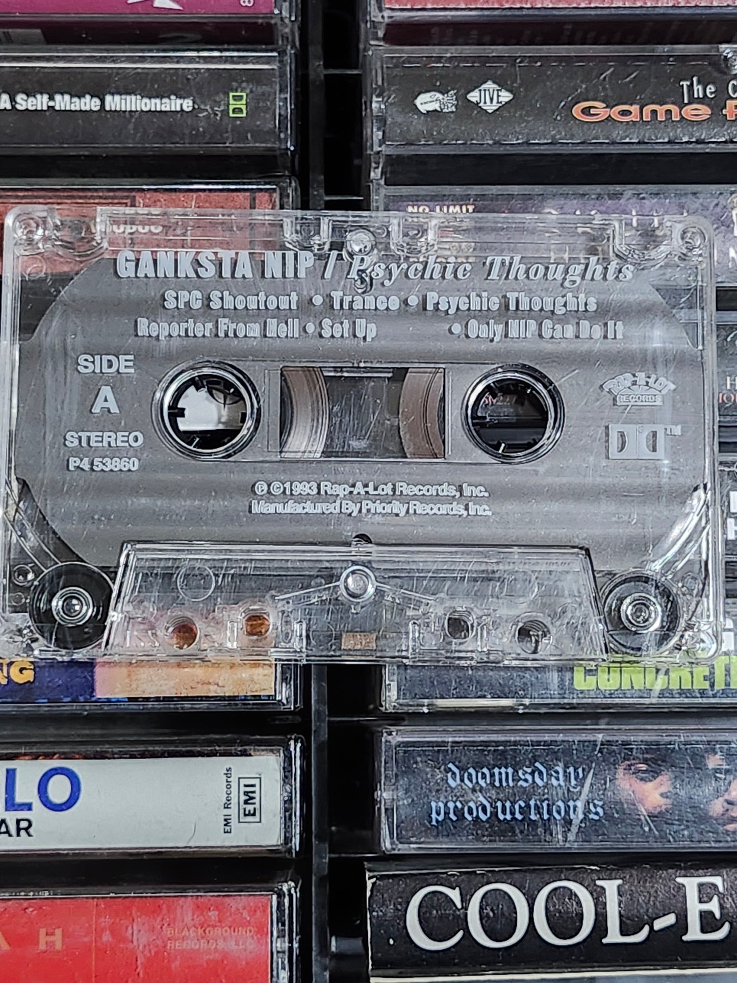 Ganksta NIP - Psychic Thoughts Cassette Rare HTF OOP