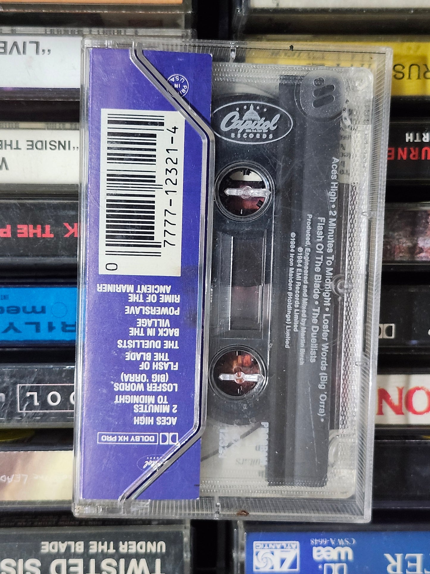 Iron Maiden - Powerslave Cassette Tape Metal