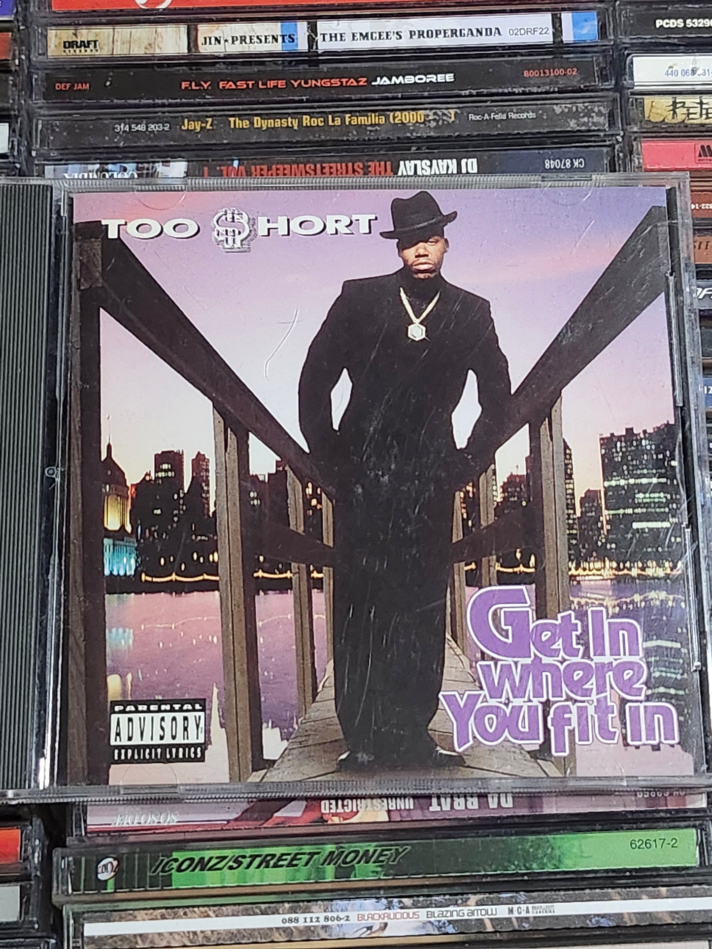 Too Short Get In Where You Fit In CD $hort Ant Banks Spice 1