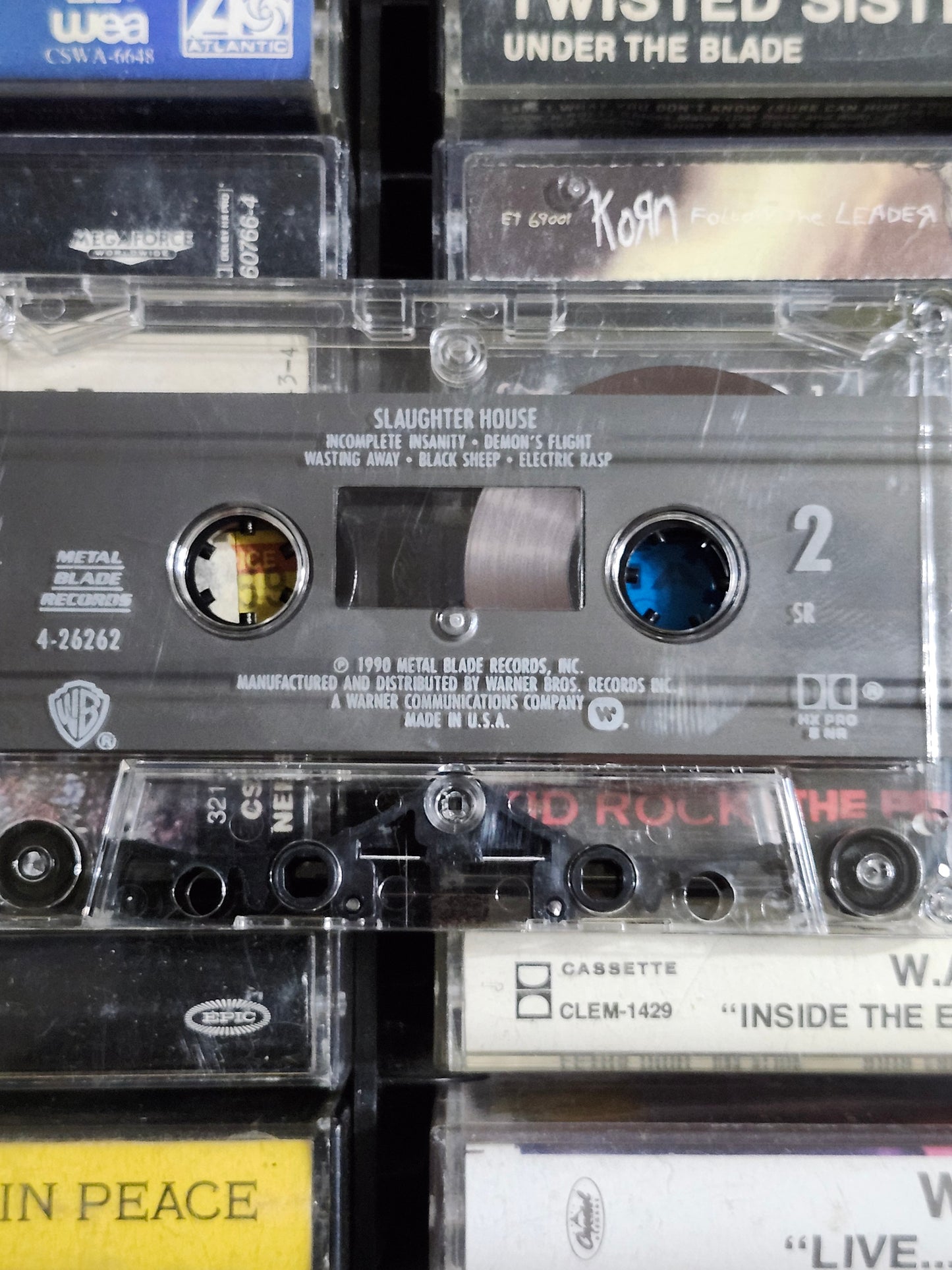 Slaughter House Cassette Tape Metal Blade Slaughterhouse