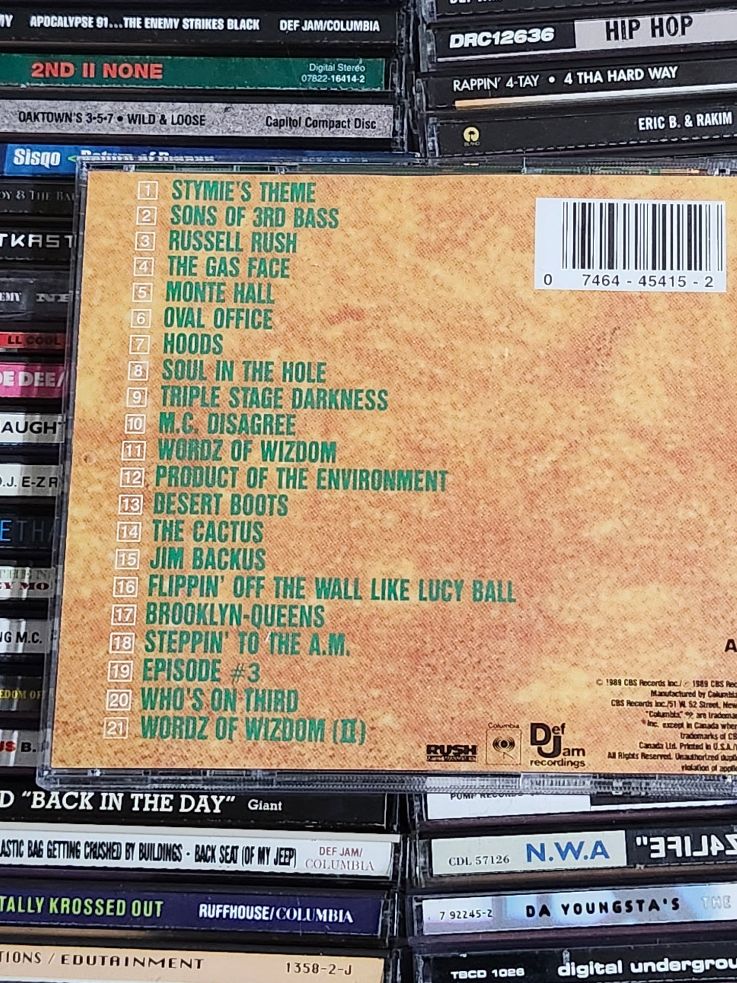 3rd Bass The Cactus Cee/D (The Cactus Album) CD