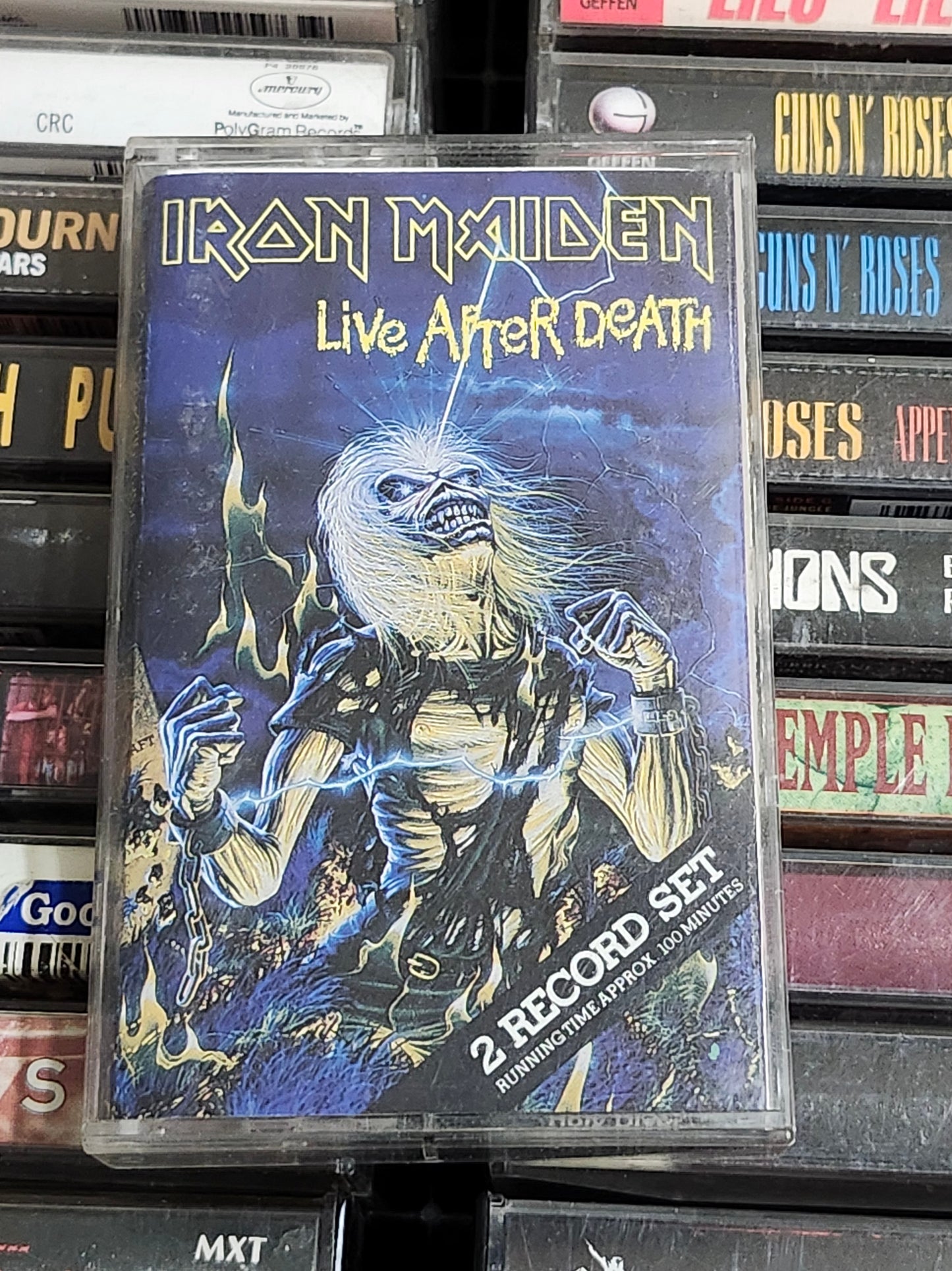 Iron Maiden Live After Death Cassette Tape