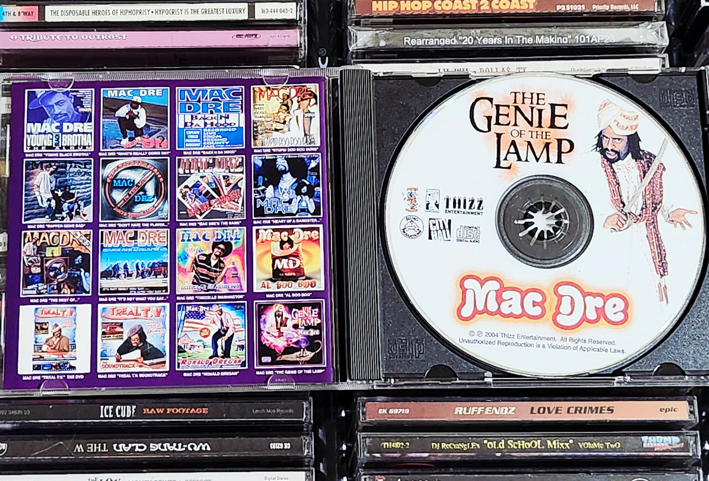 Mac Dre Genie Of The Lamp CD Rare HTF OOP Bay Rap Thizz