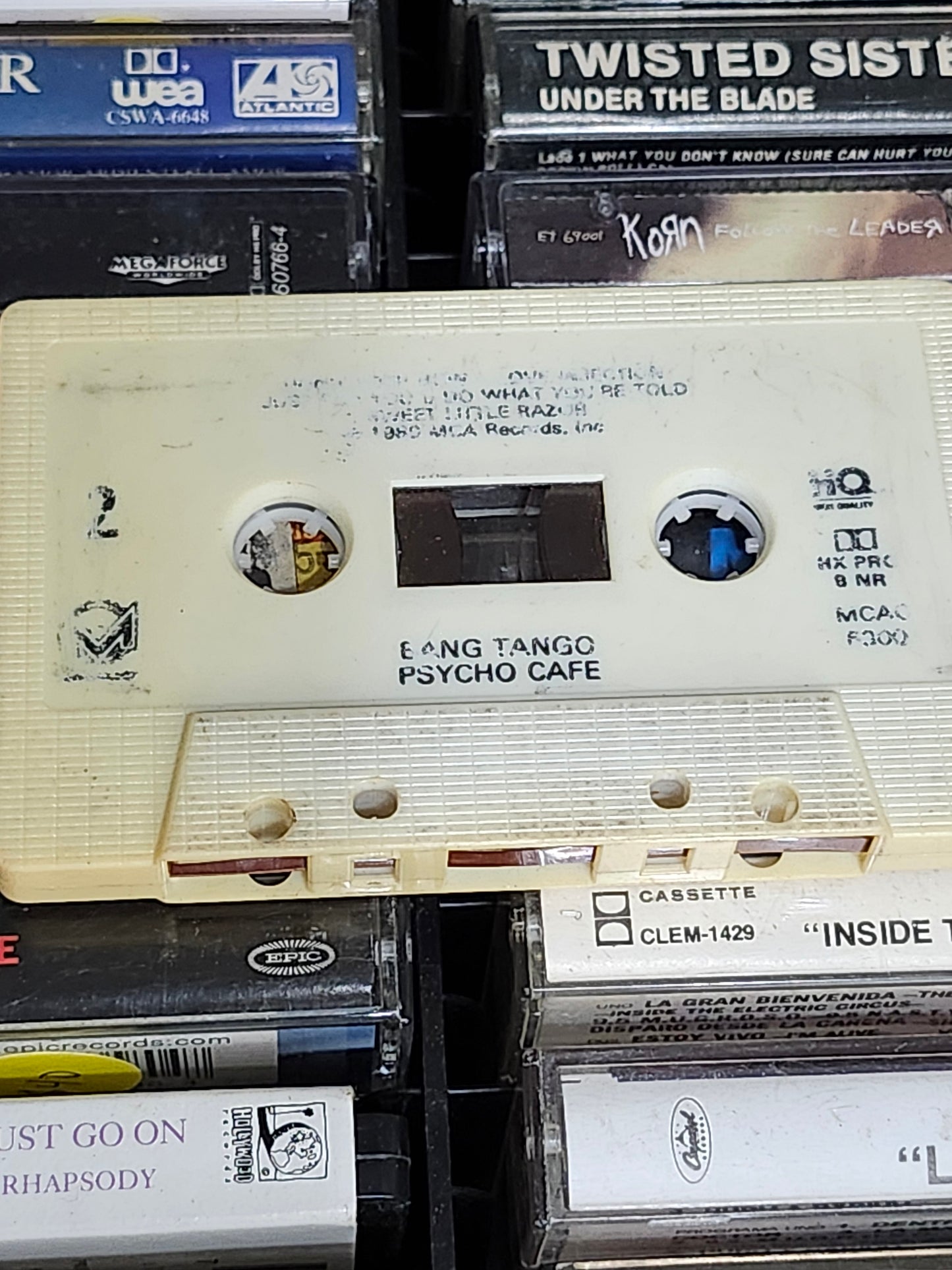 Bang Tango Psycho Cafe Cassette Tape
