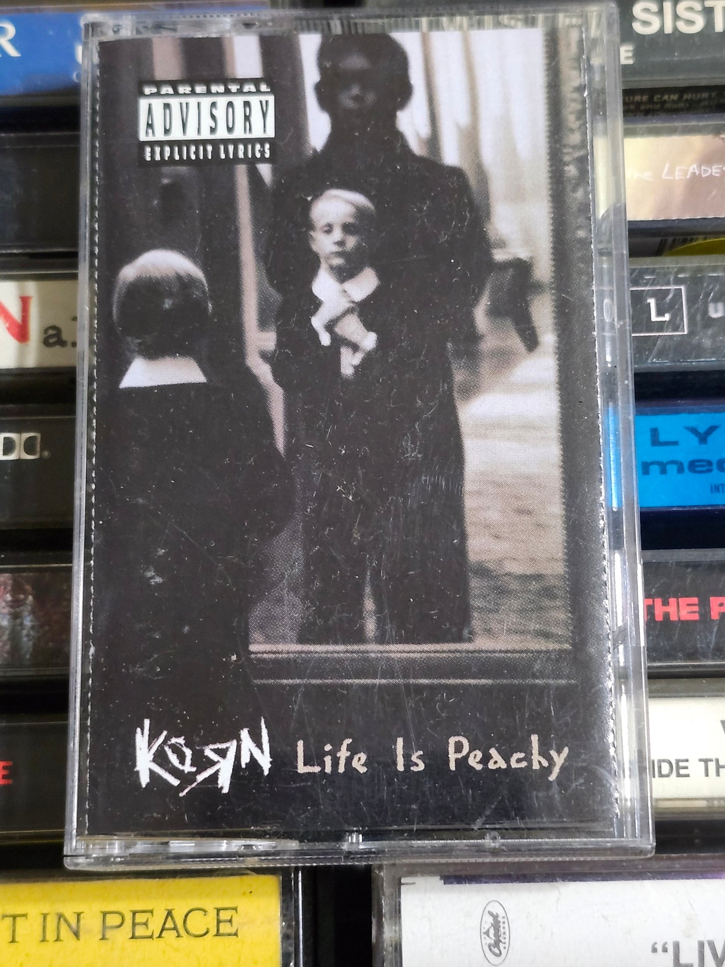 Korn Life Is Peachy Cassette Tape Nu Metal Rare OOP HTF