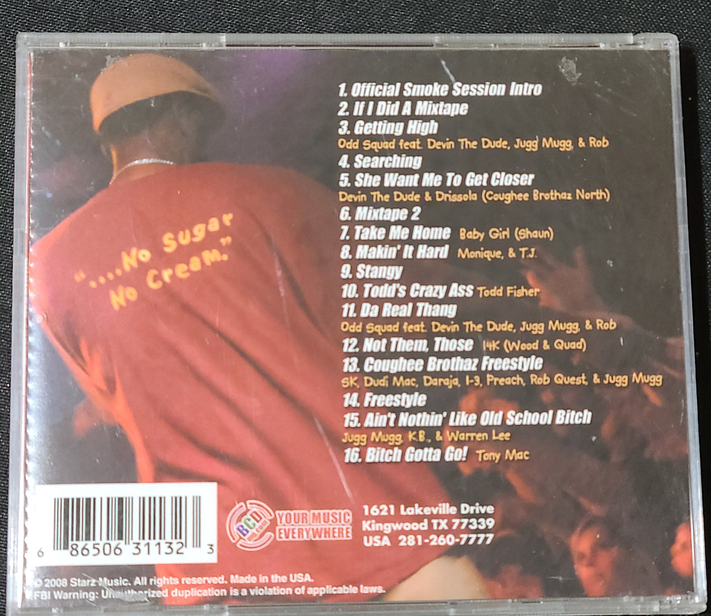 Devin the Dude Smoke Sessions Vol. 1 CD HTF OOP Rare