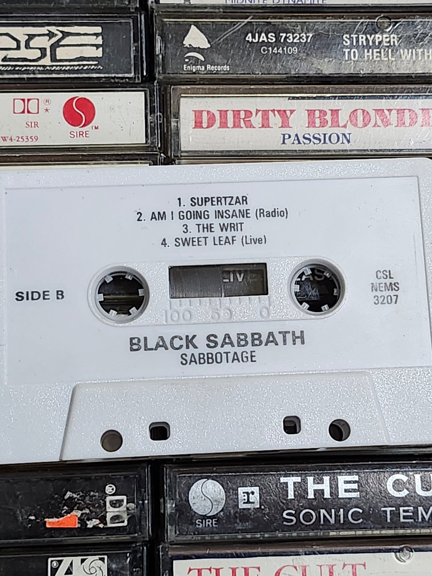 Black Sabbath - Sabotage - Cassette Tape