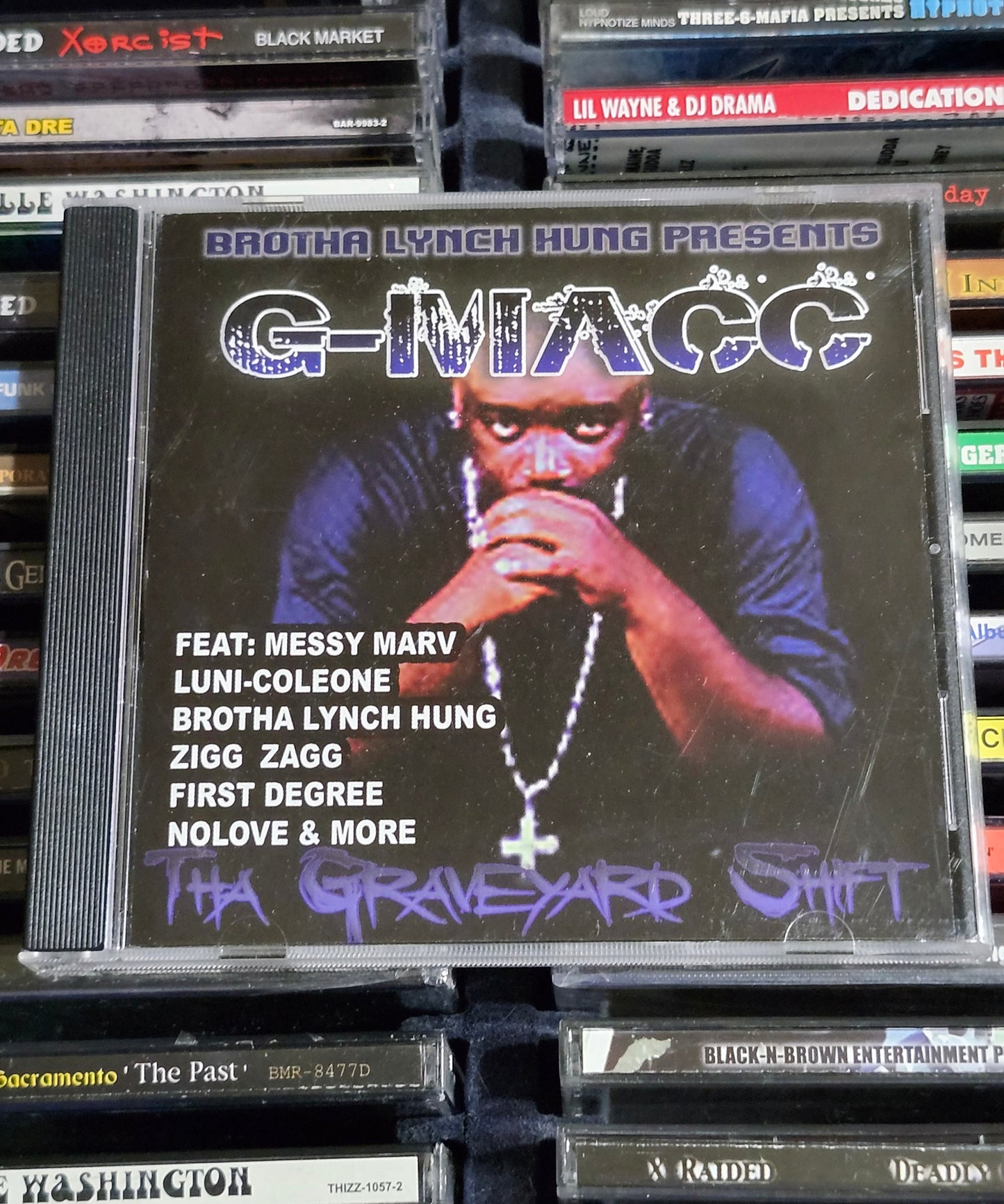 G-Macc The Graveyard Shift CD Messy Marv Brotha Lynch Luni Coleone Rare HTF OOP