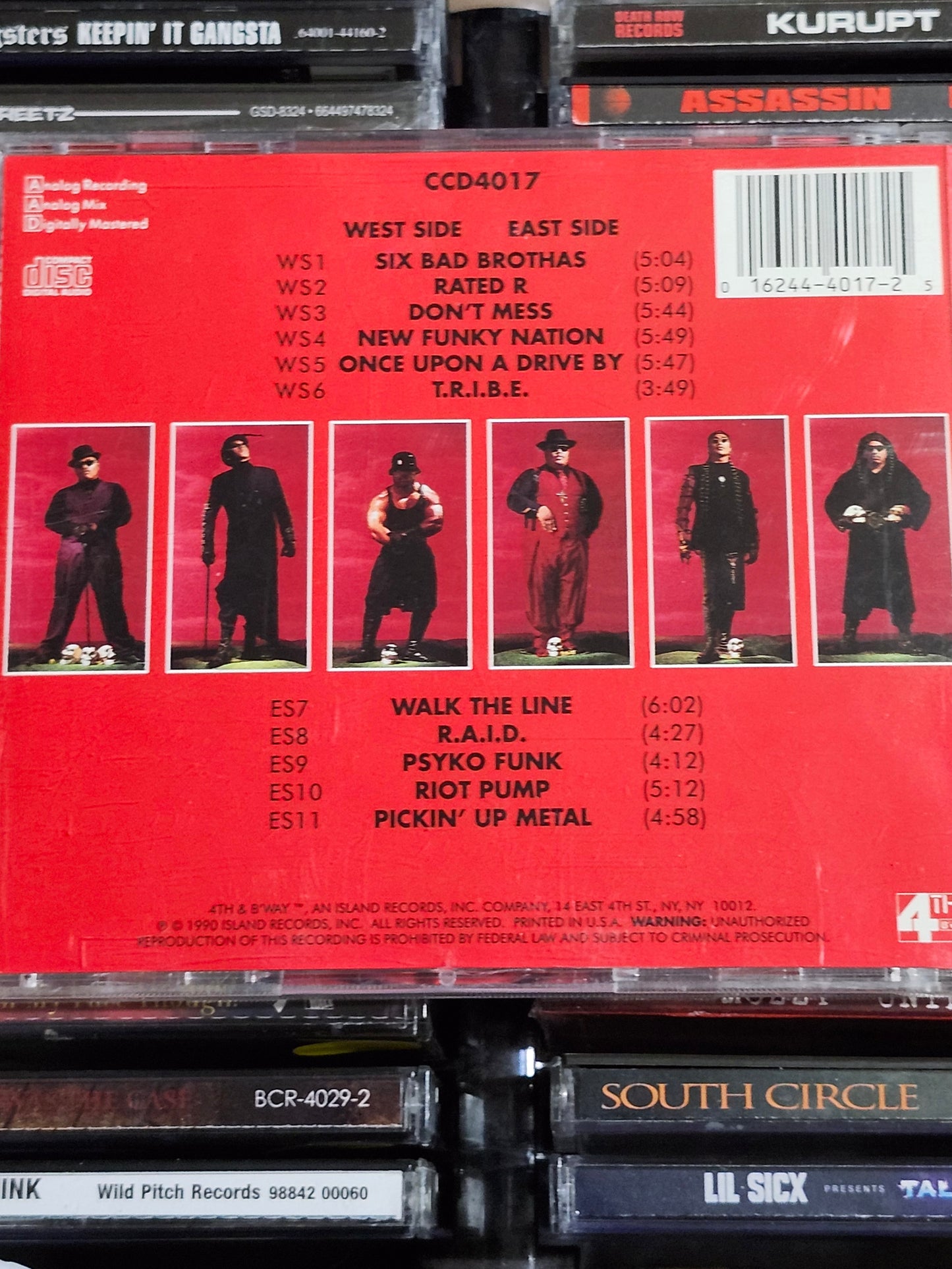 Boo-Yaa T.R.I.B.E. New Funky Nation CD  Rare HTF OOP Tribe