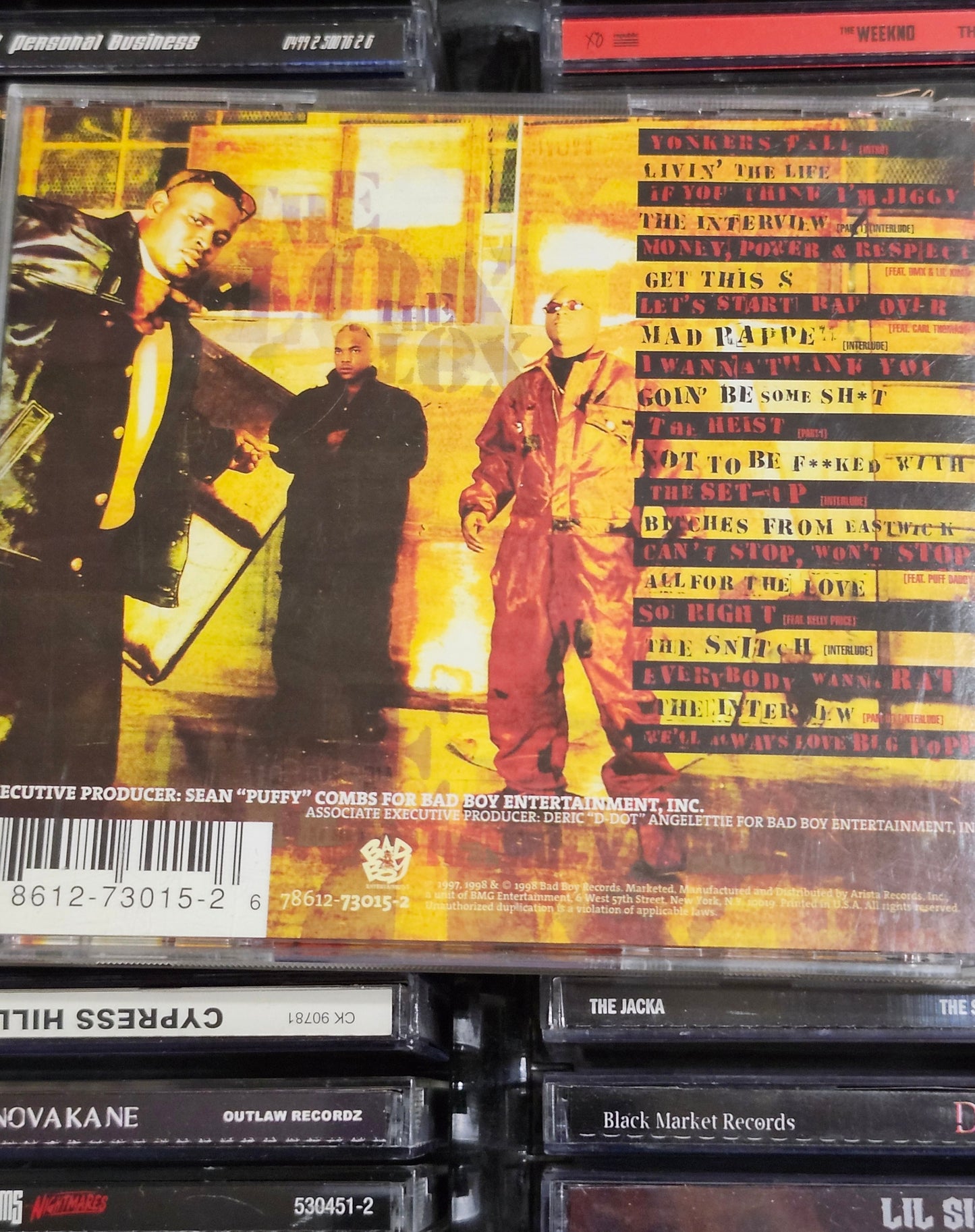 The Lox Money Power & Respect CD DMX Lil Kim Puff Daddy Ruff Ryders Jadakiss