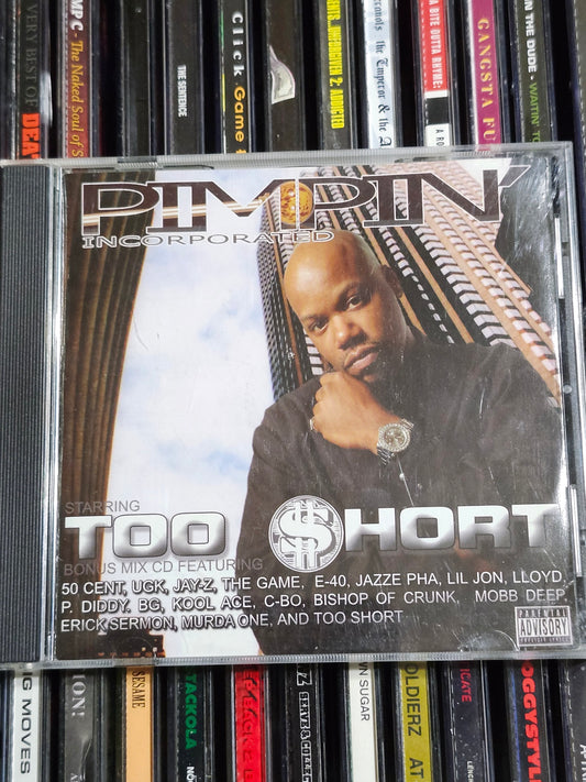 Too $hort Pimpin' Incorporated  CD Short Mixtape