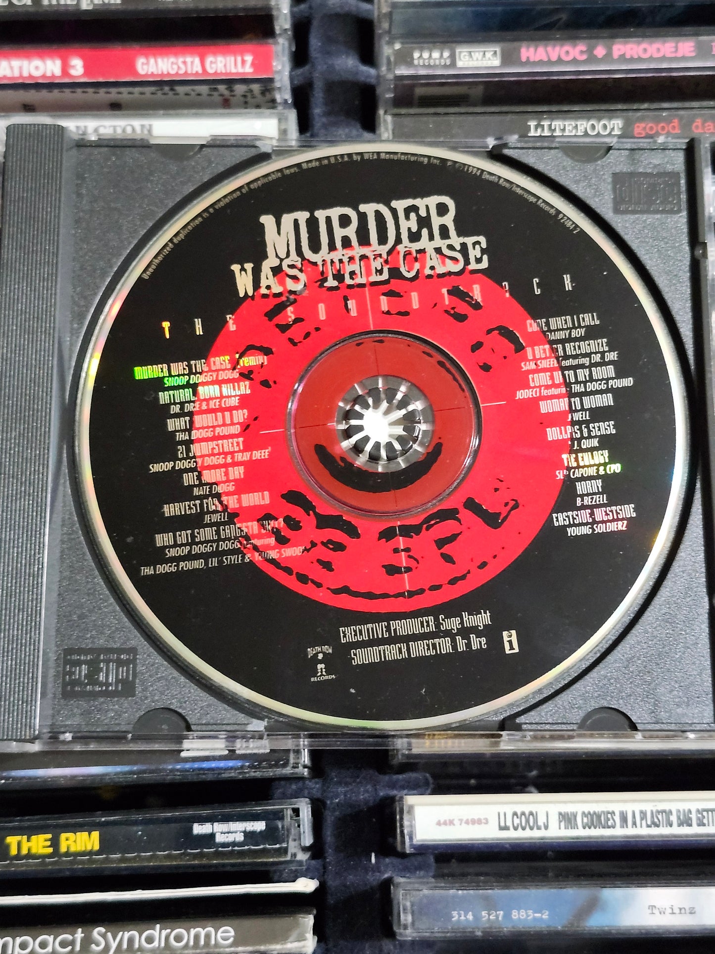 Snoop Dogg Murder Was the Case Soundtrack CD Dr. Dre Death Row