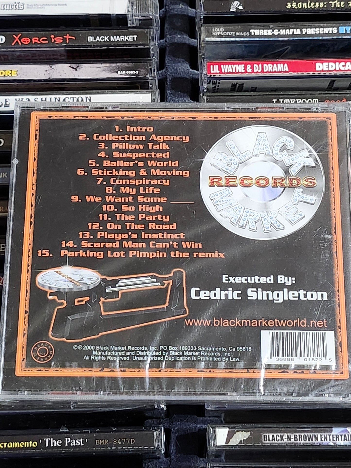 Triple Beam Conspiracy CD New Luniz Bootsy Collins Yukmouth Black Market Rare