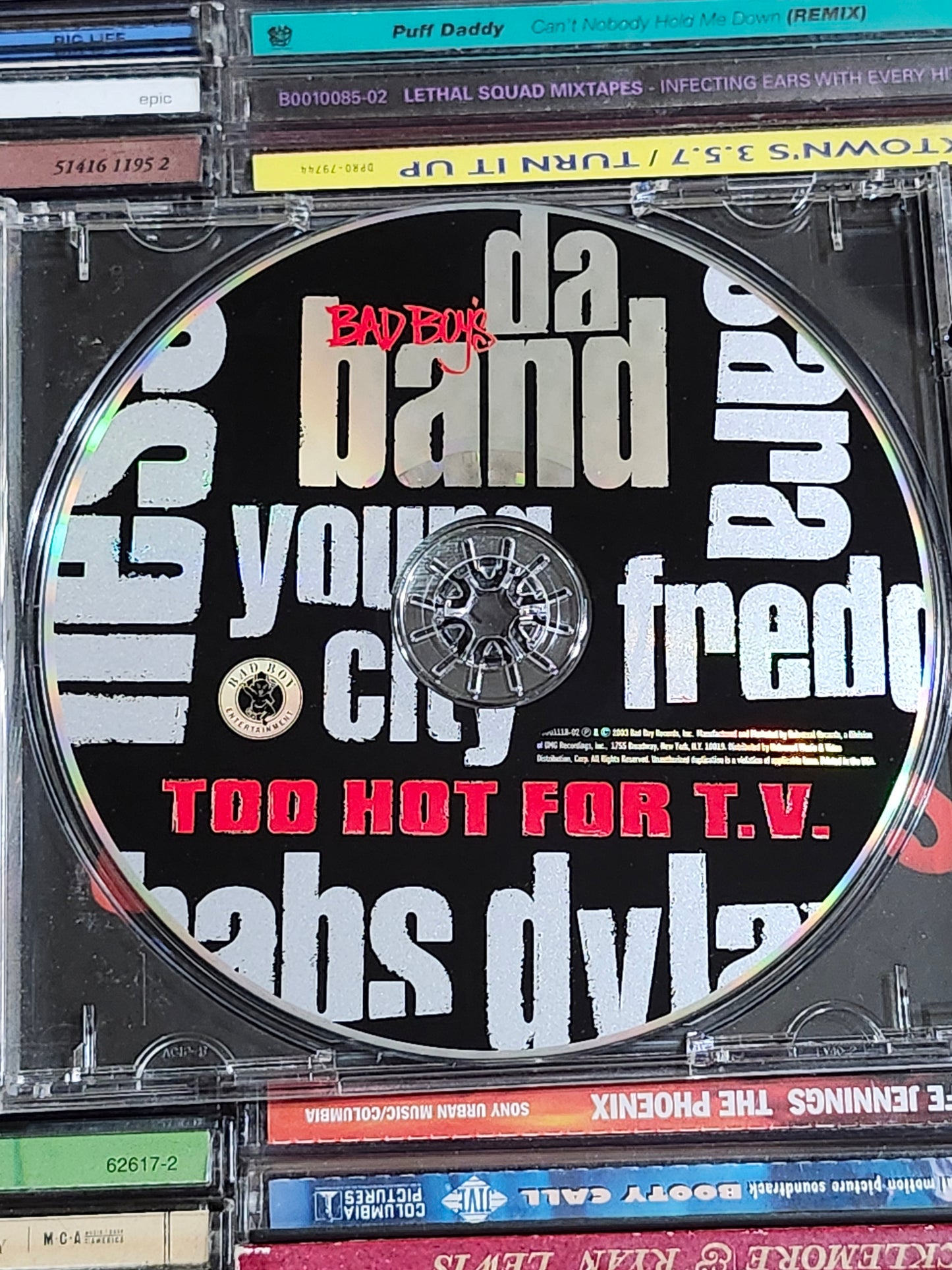Bad Boy’s Da Band Too Hot For T.V. CD TV Puff Daddy Wyclef