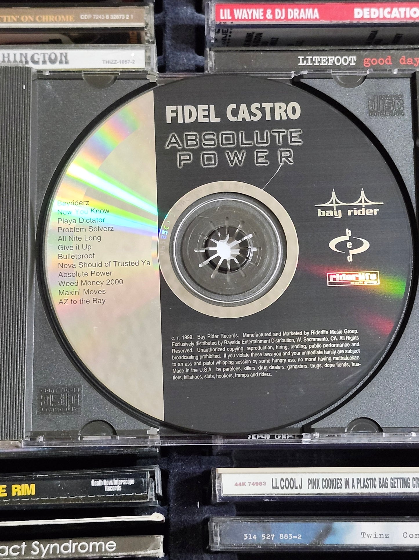 Fidel Castro Abasolute Power CD Rare HTF OOP