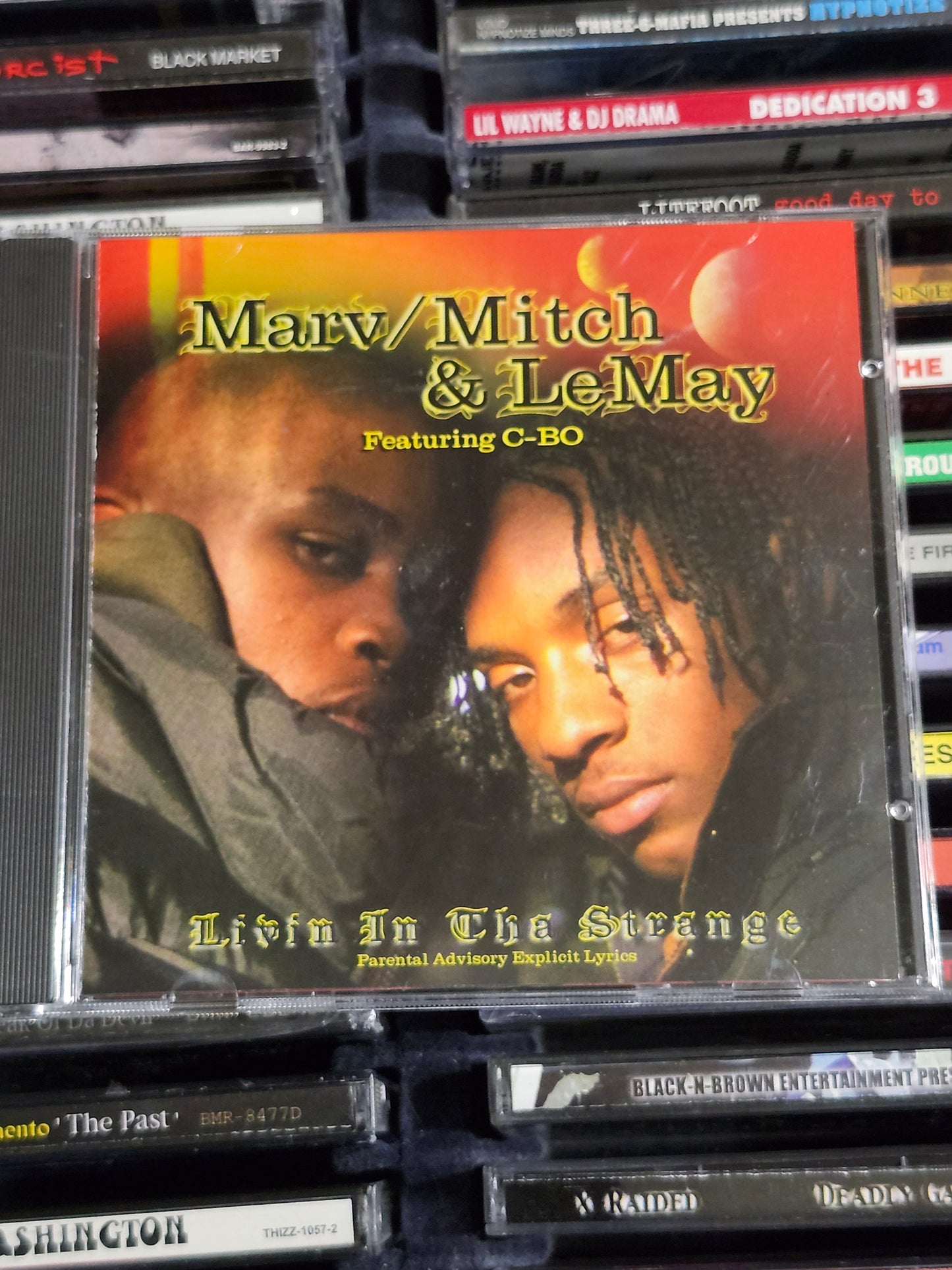 Marv Mitch & Lemay Livin In Tha Strange CD C-Bo Mike Mosley Sacramento Rare HTF