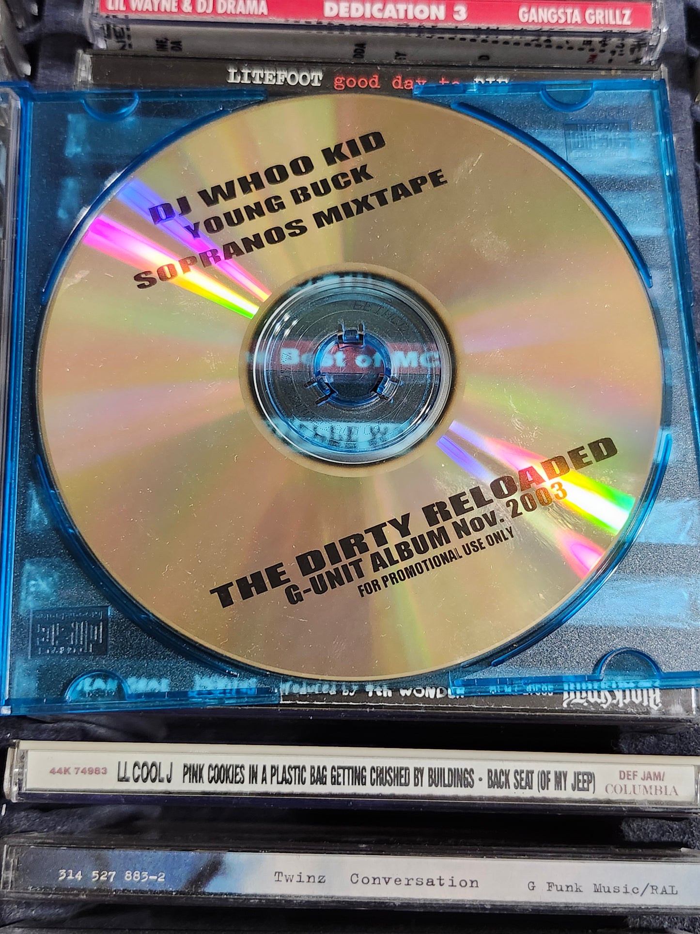 DJ Whoo Kid Young Buck The Sopranos Mixtape 50 Cent Lloyd Banks Rare CD G-Unit
