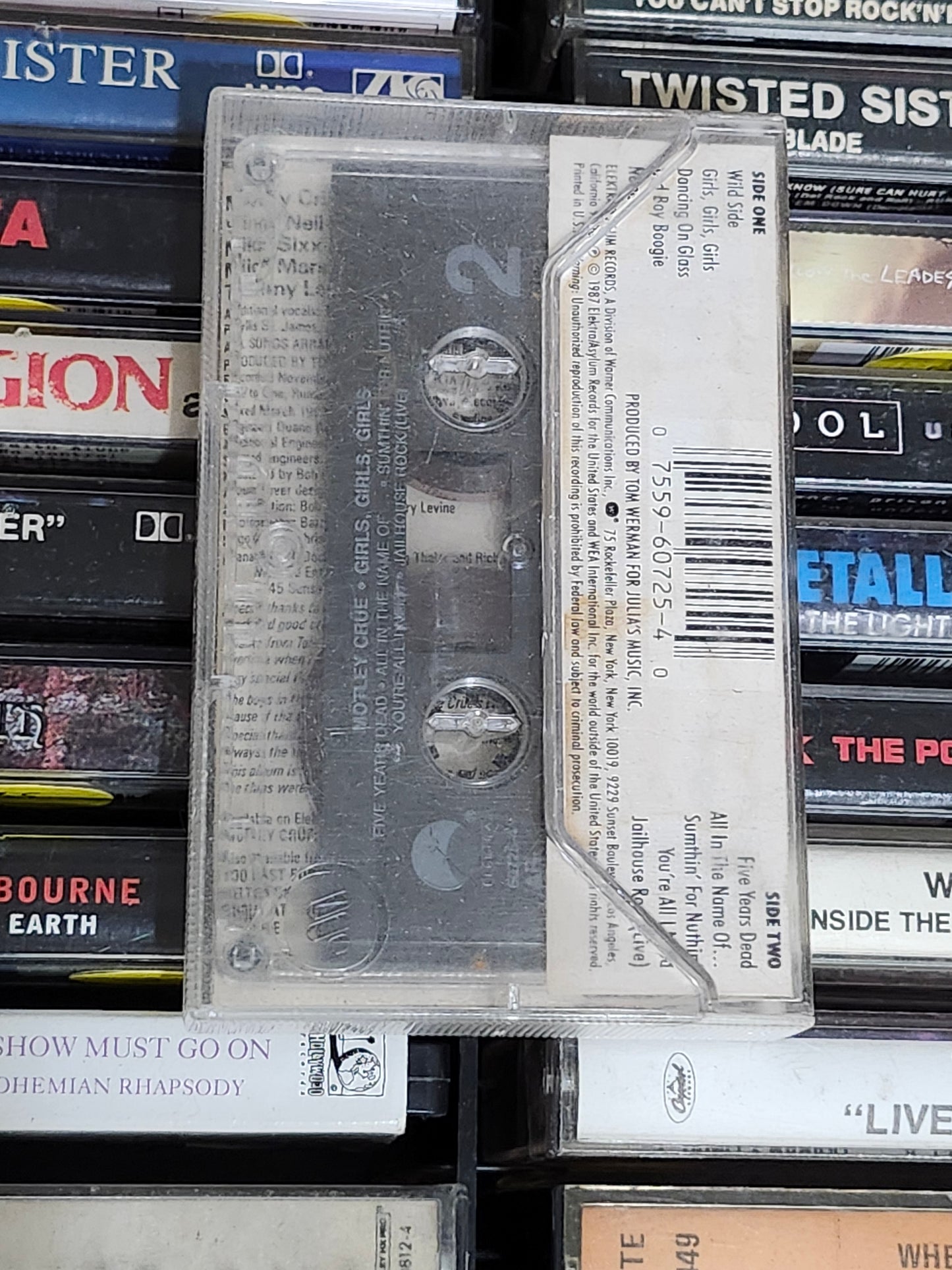 Motley Crue Dr. Feelgood Cassette Tape