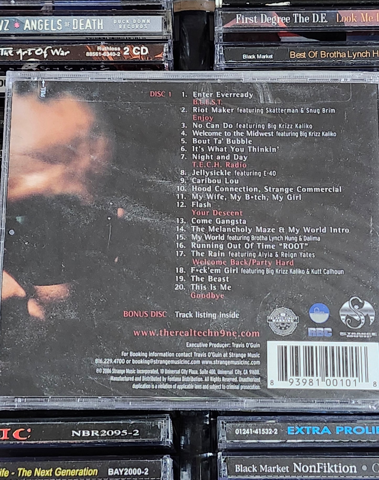 Tech N9ne Everready The Religion CD New Rare HTF OOP Strange Music