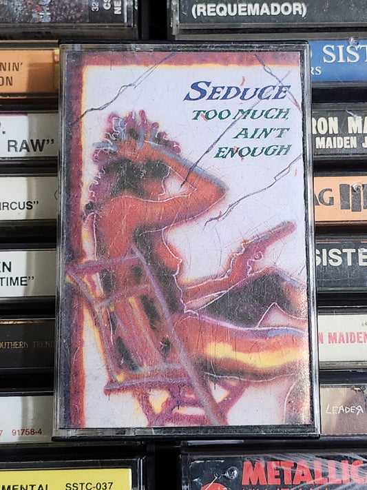 Seduce Too Much Ain't Enough US Cassette IRS Metal 42152 DETROIT Metal 1988