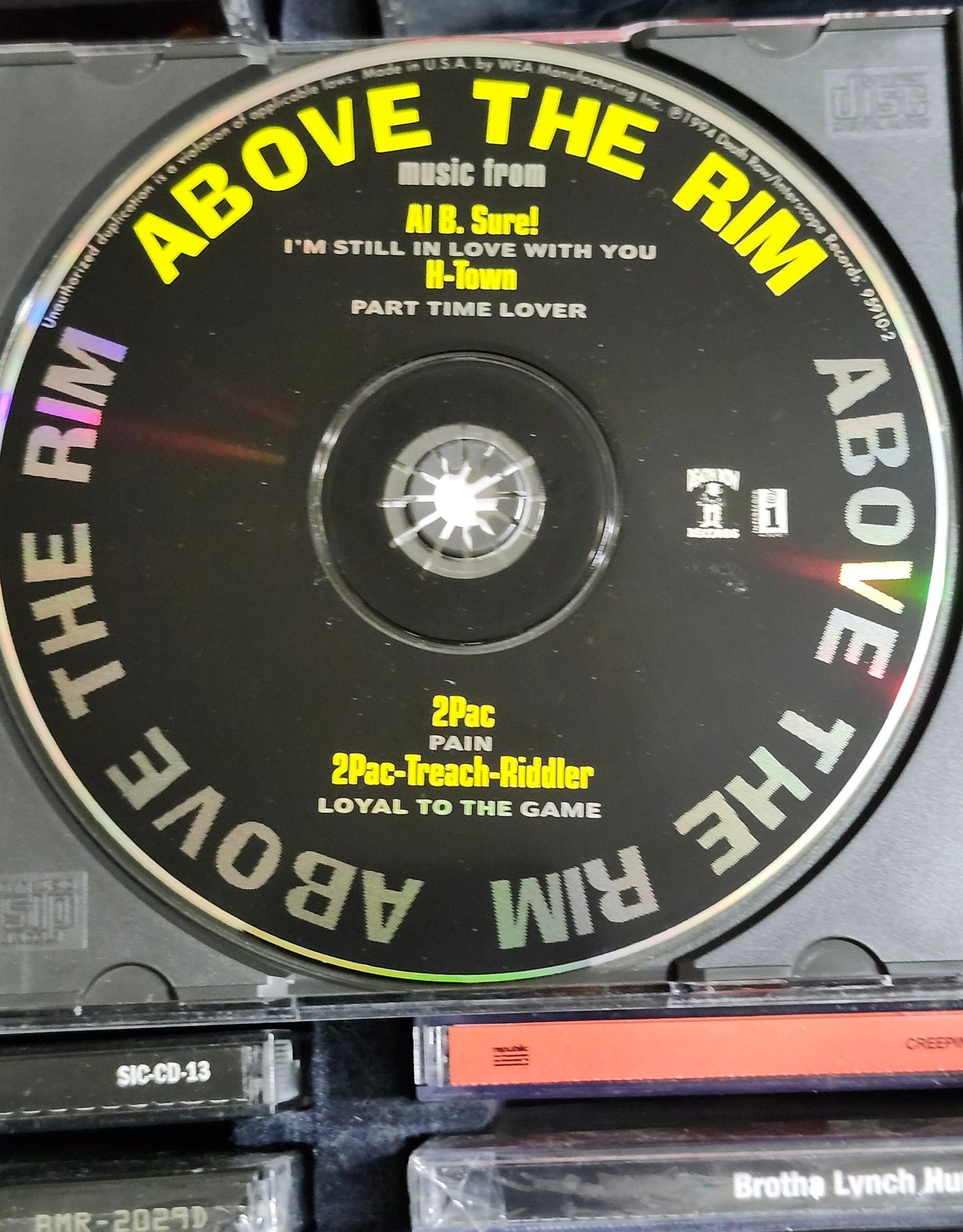 Music From Above The Rim CD Soundtrack H-Town Treach Al B Sure Rare HTF OOP
