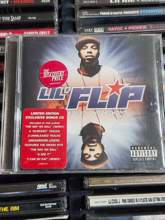 Lil Flip Undaground Legend CD Limited Edition Bonus Disc