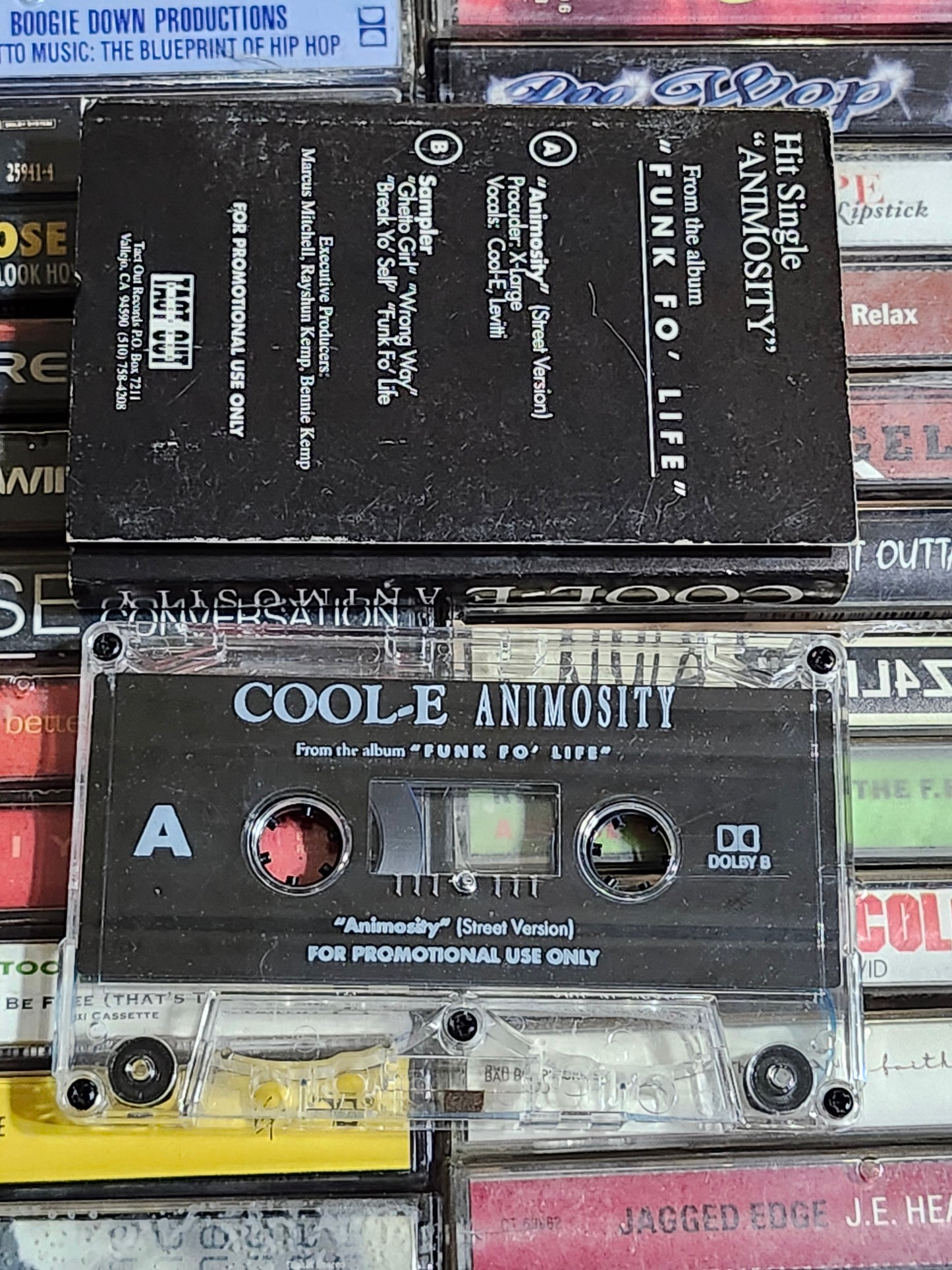 Cool-E Funk Fo Life Album Sampler Cassette Bay Area Rare HTF OOP Rap Hip-hop