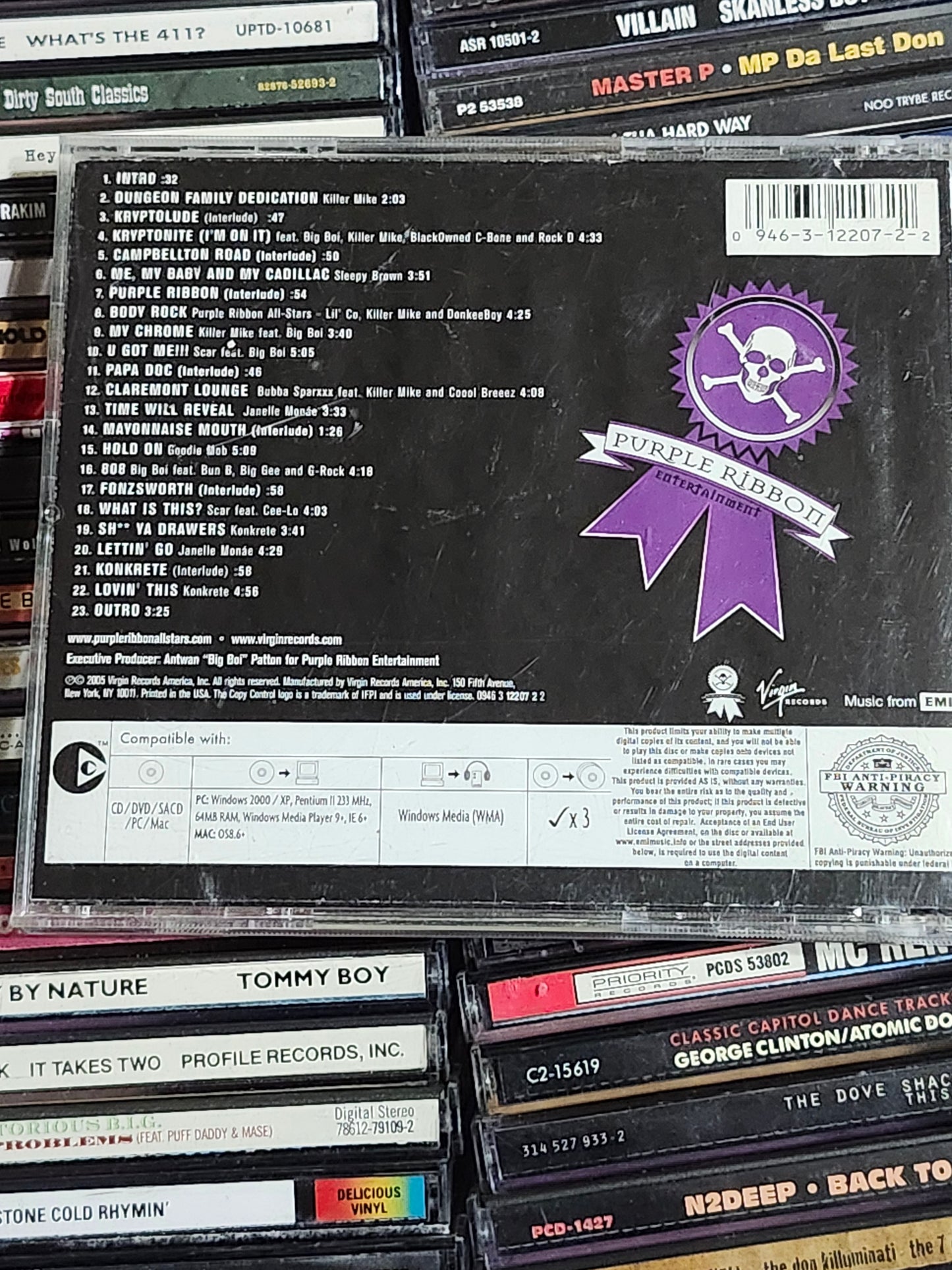 Big Boi Presents... Got Purp? Vol. II CD Purple Ribbon Killer Mike Janelle Monae