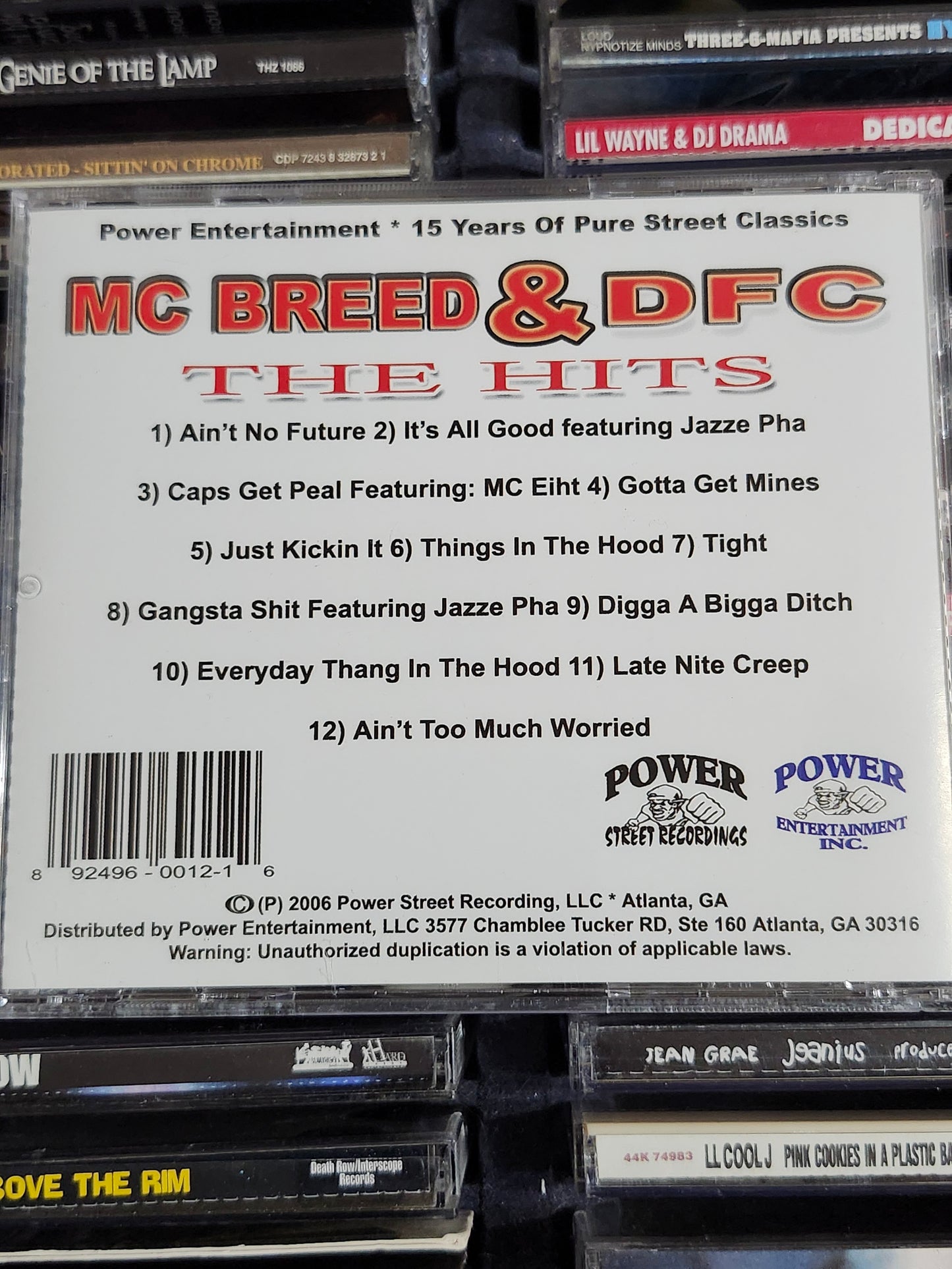 MC Breed & DFC The Hits CD 2pac Rare HTF OOP Rap