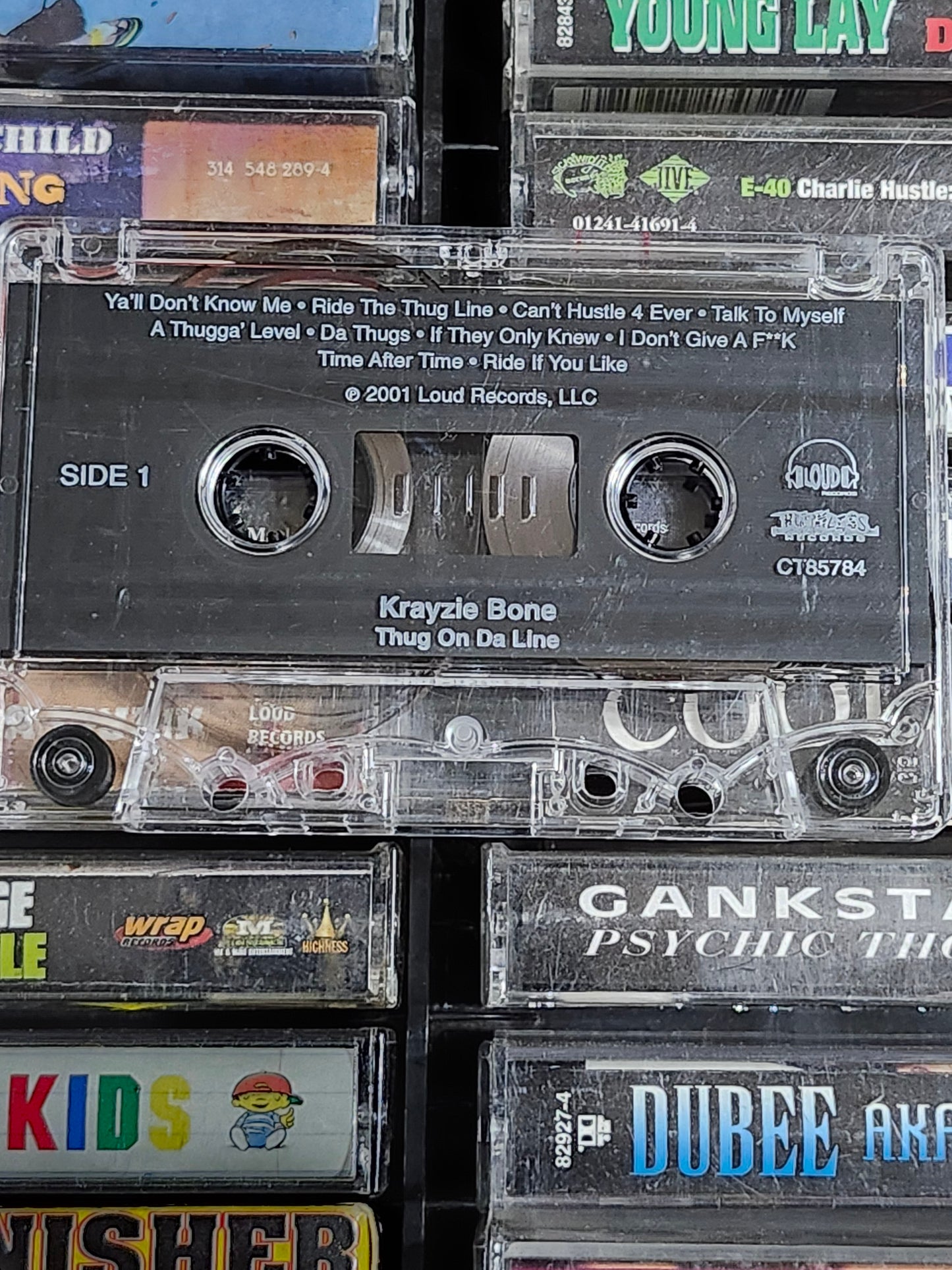 Krayzie Bone Thug On Da Line Cassette Rare HTF OOP