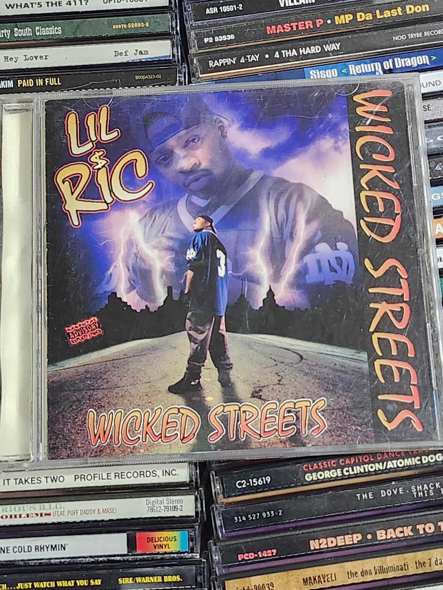 Lil Ric: Wicked Streets CD Rap Rare OOP HTF Norcal Cali Richmond
