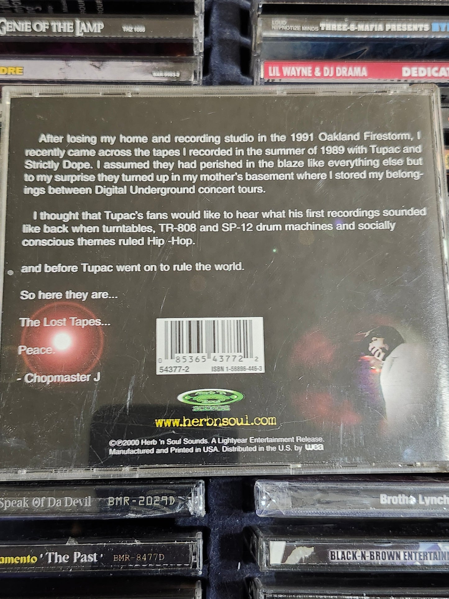 2pac Shakur The Lost Tapes CD Rare HTF OOP Tupac