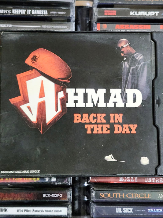 Ahmad CD Back in the Day 6-Track Maxi-Single Rare HTF OOP