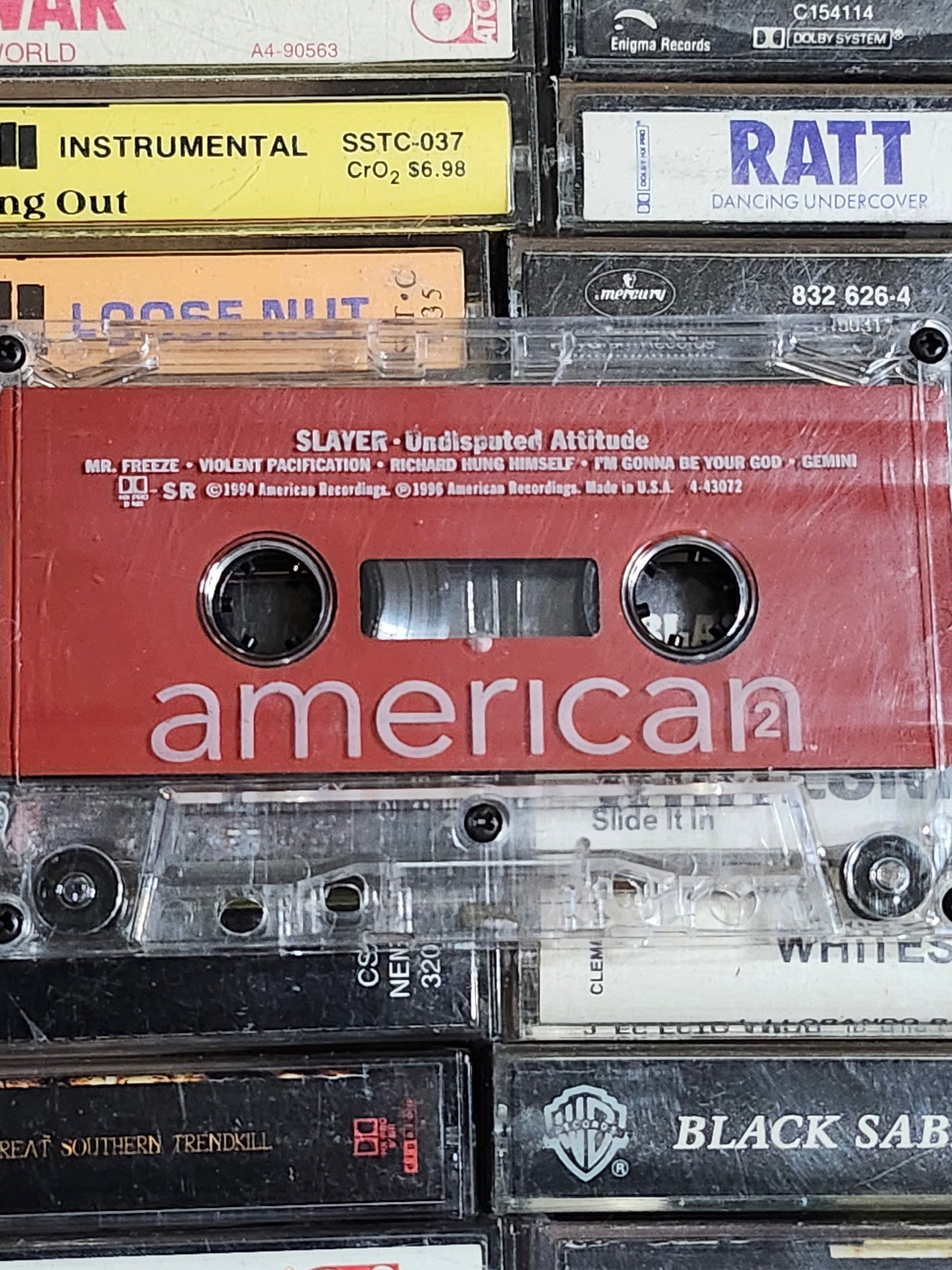 Slayer Undisputed Attitude Cassette