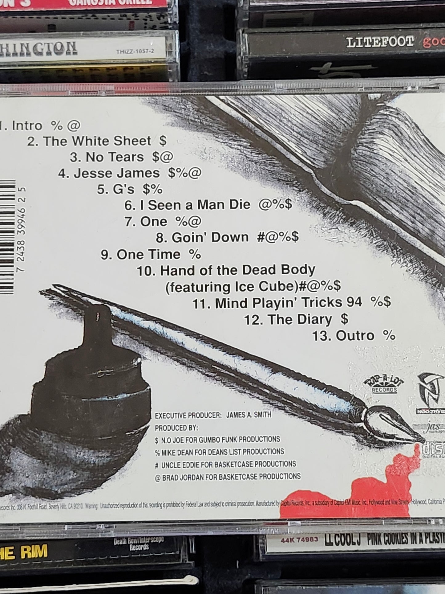 Scarface - The Diary CD Rare HTF OOP Geto Boys