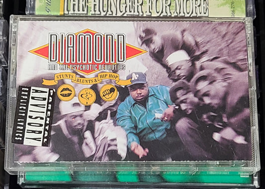 Diamond & Psychotic Neurotics - Stunts Blunts & Hip Hop Cassette Rare HTF OOP