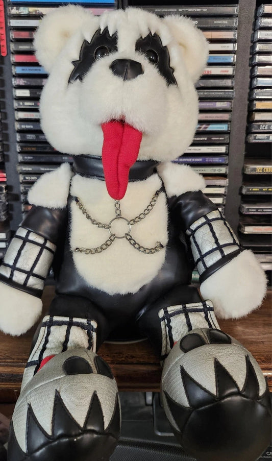 KISS Gene Simmons Limited Edition Love Gun Bear Stuffed Rare HTF 1998 Rock