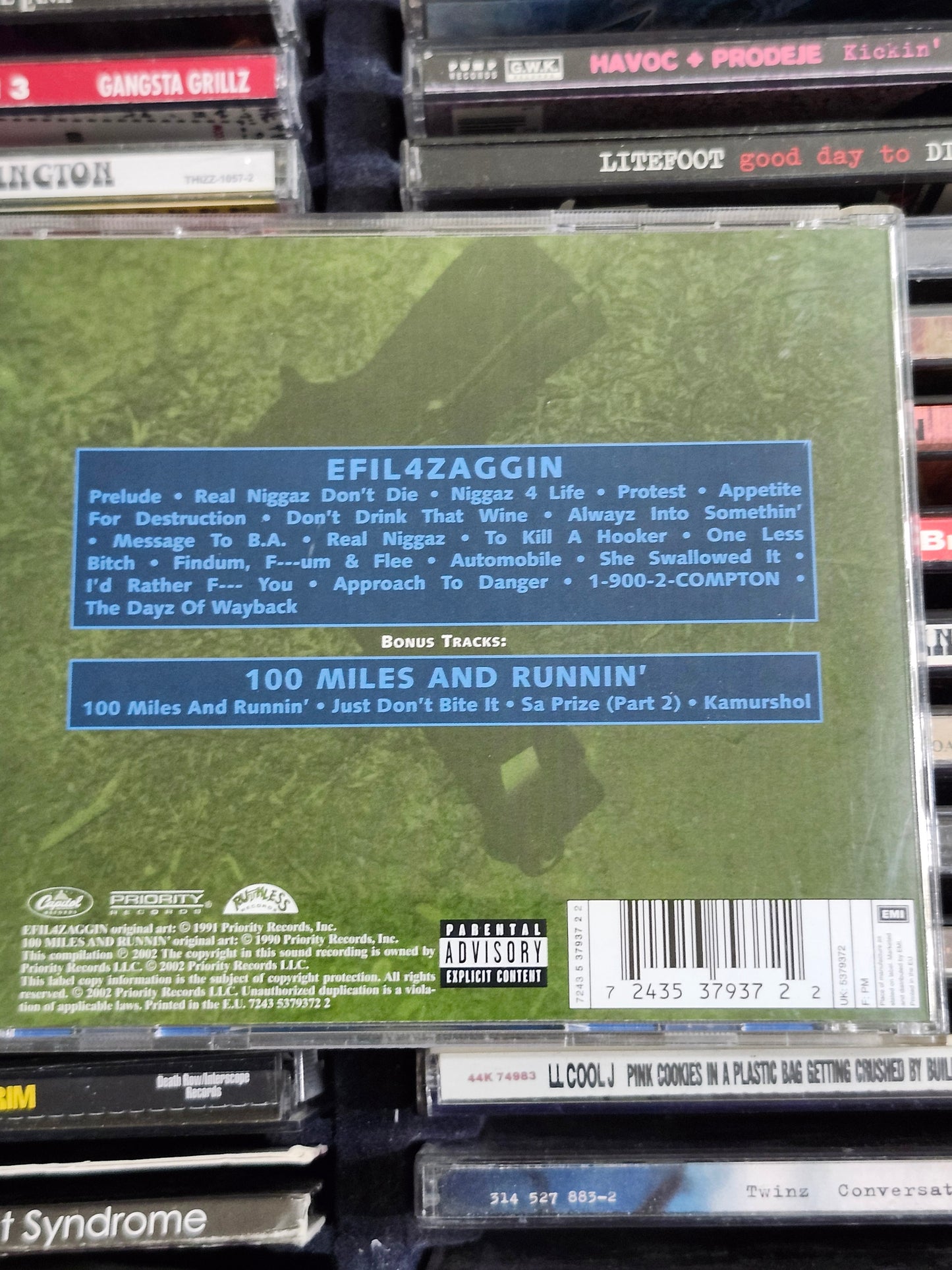 NWA Efil4Zaggin CD N.W.A.