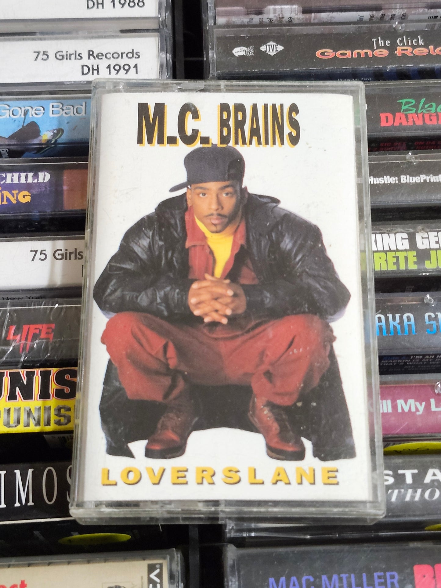 M.C. Brains Lovers Lane Cassette Tape Rap Hip-Hop