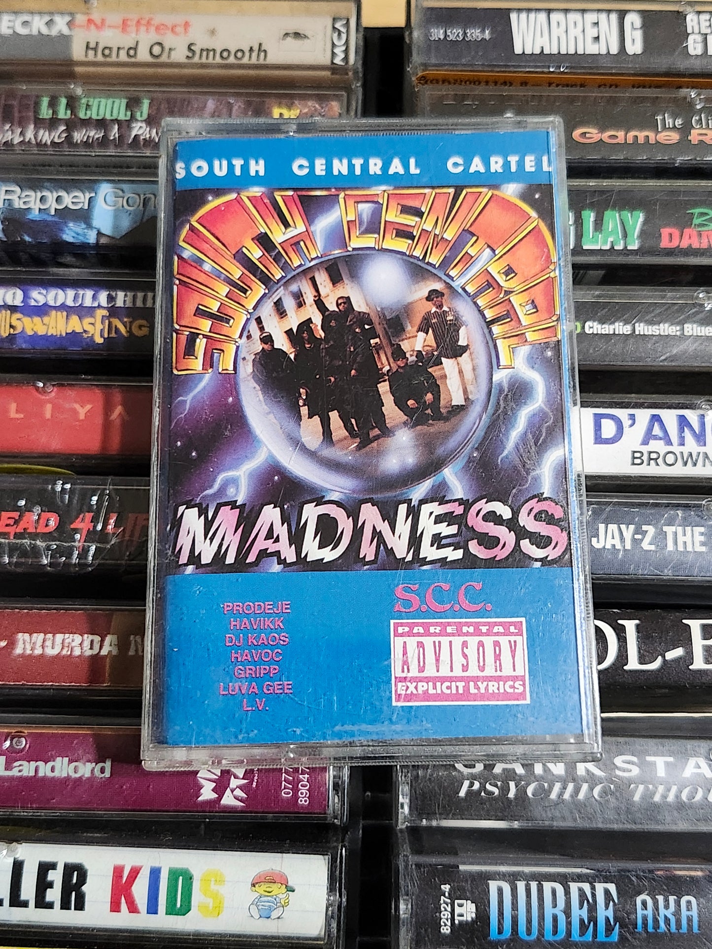 South Central Cartel - South Central Madness Cassette Tape