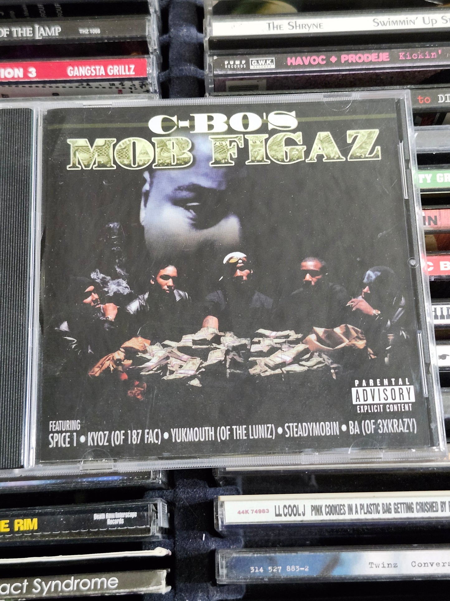 C-Bo's Mob Figaz CD Spice 1 Yukmouth Jacka Husalah Fed Ex AP.9 Rare HTF OOP
