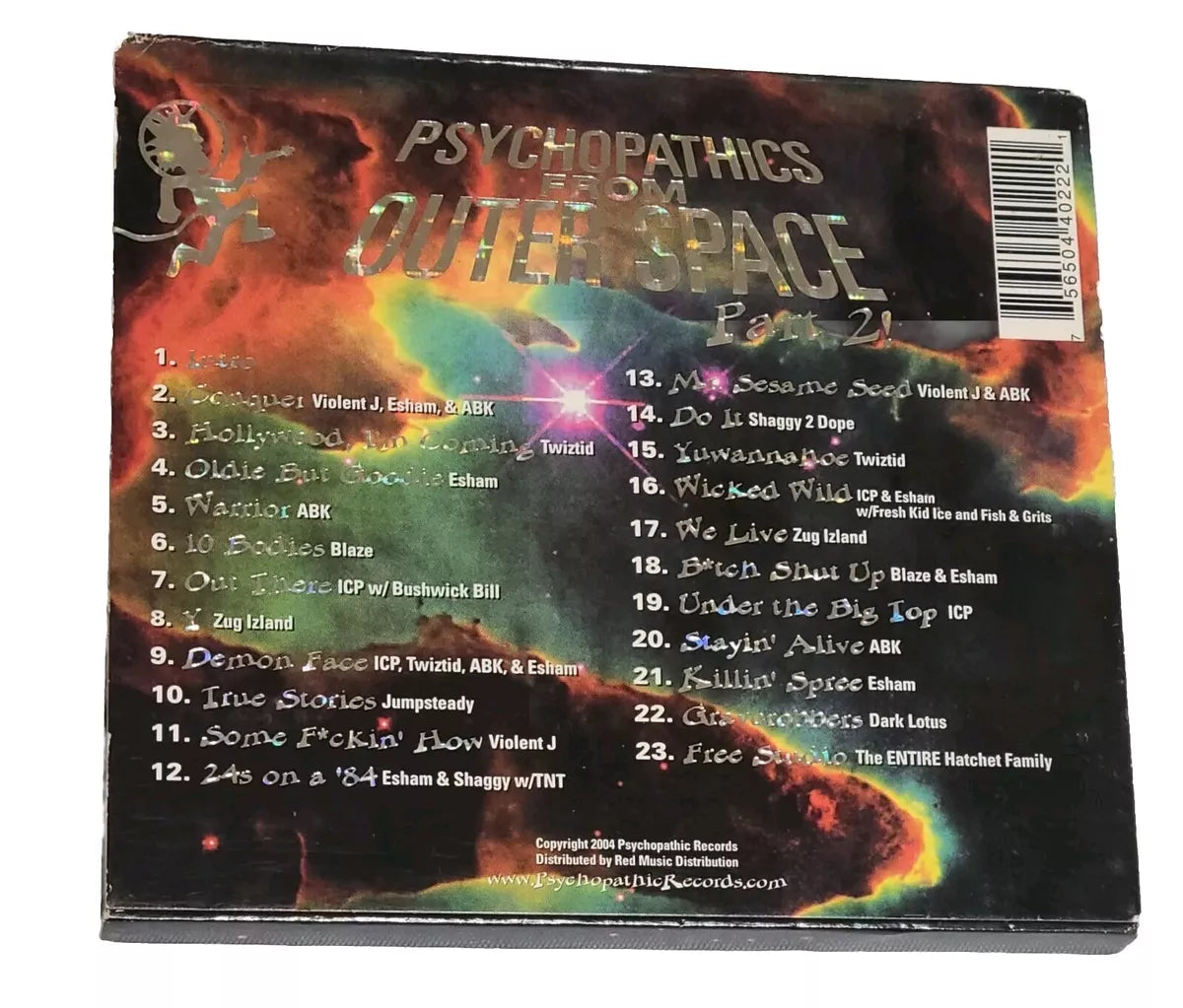 ICP Psychopathics From Outer Space Part 2 CD Insane Clown Posse Twiztid Blaze Esham